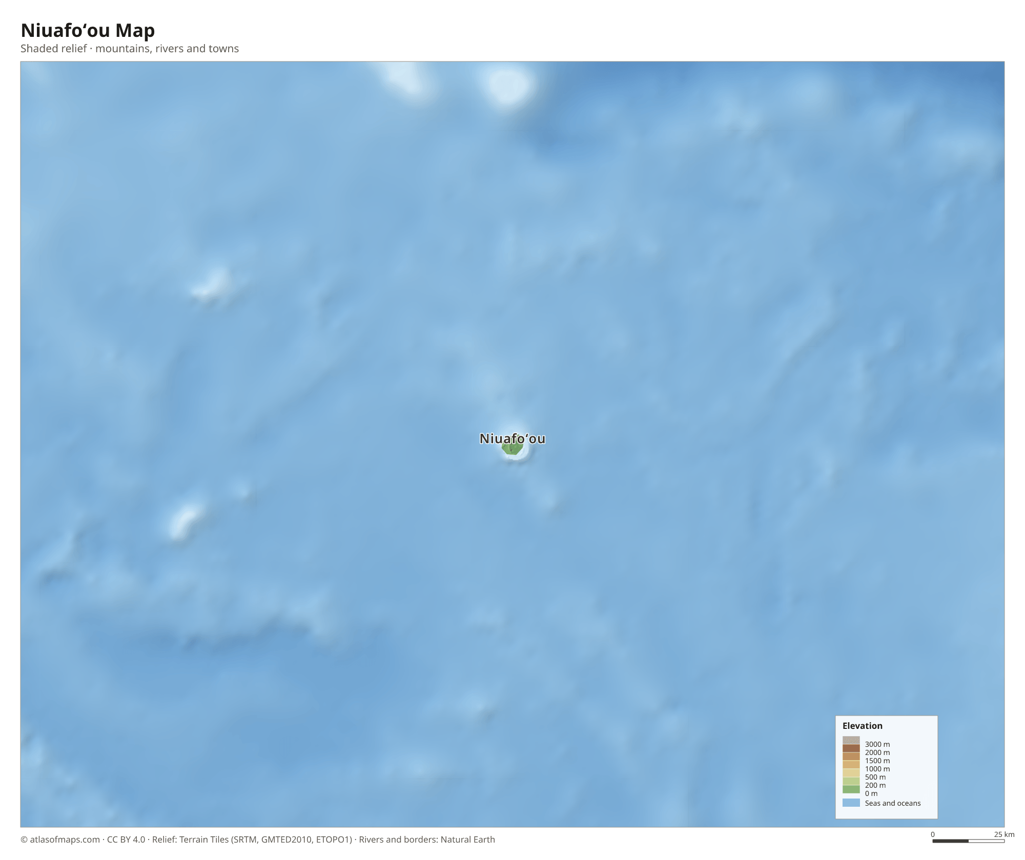 Niuafoʻou Map