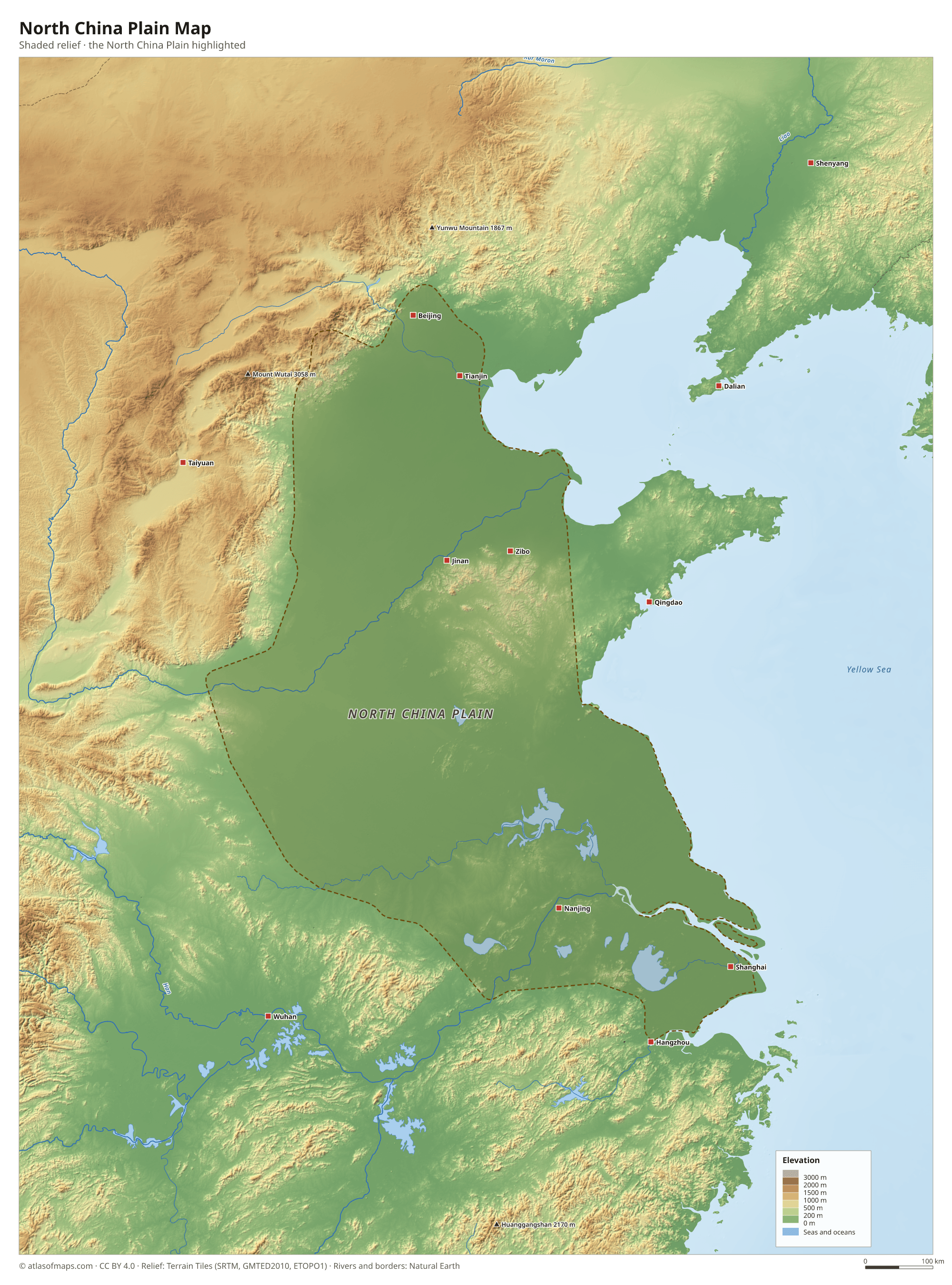 North China Plain Map