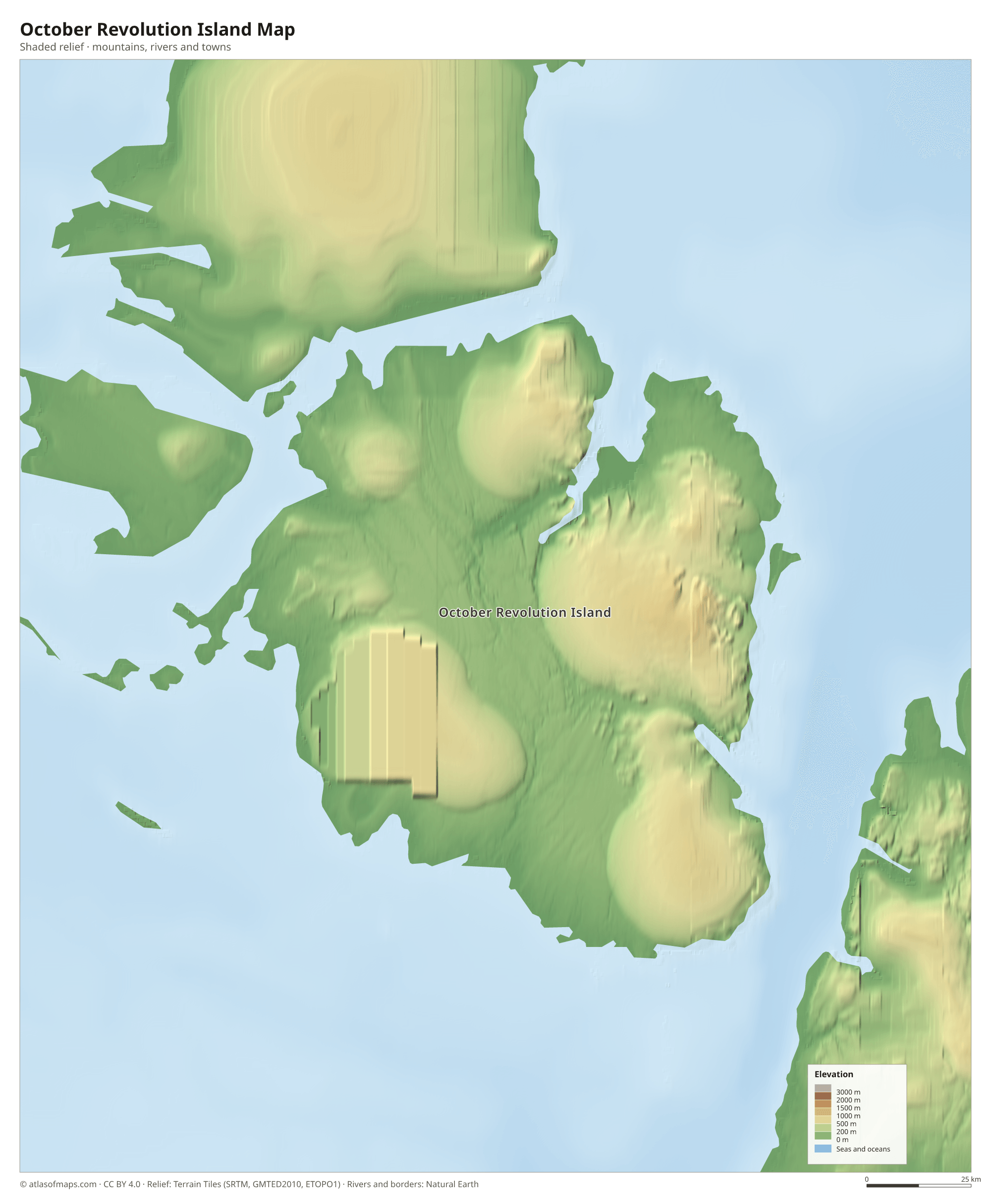 October Revolution Island Map