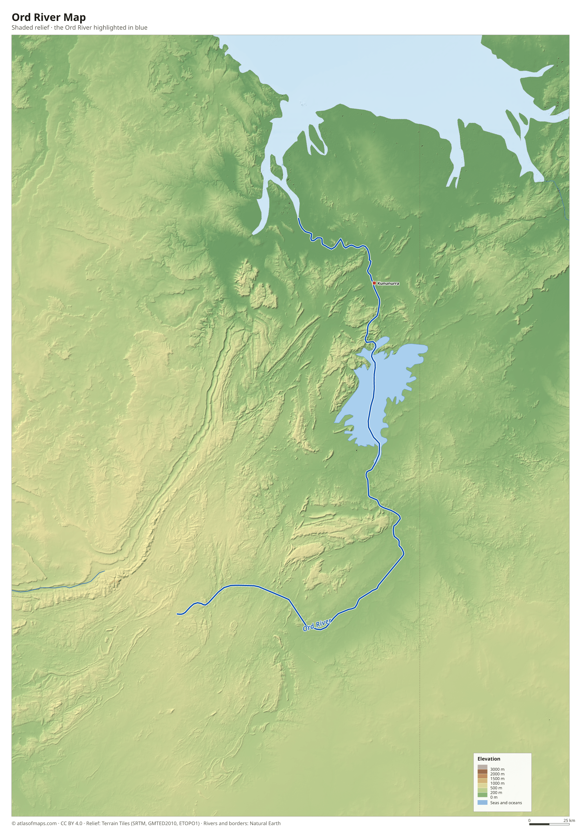 Ord River Map