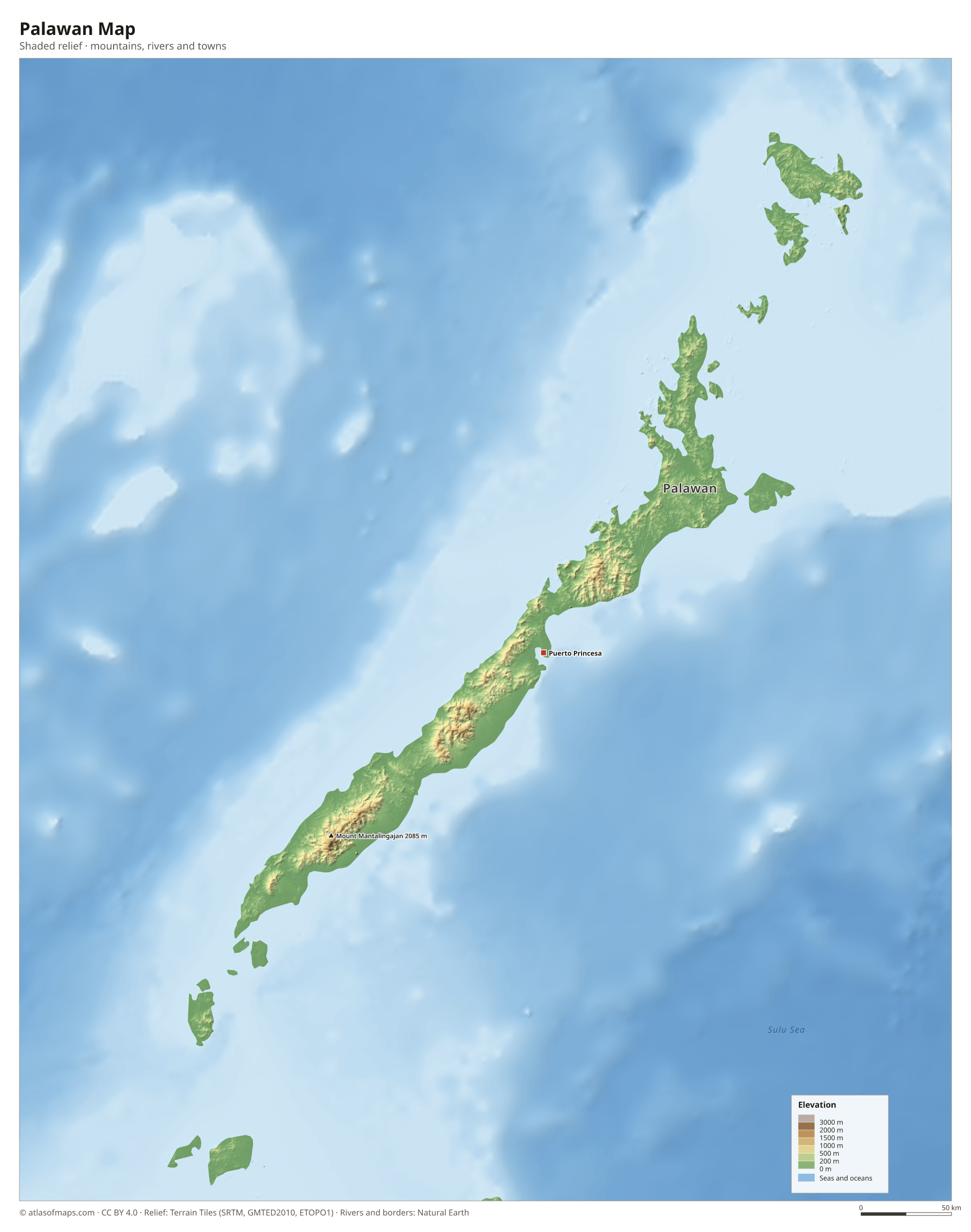 Palawan Map