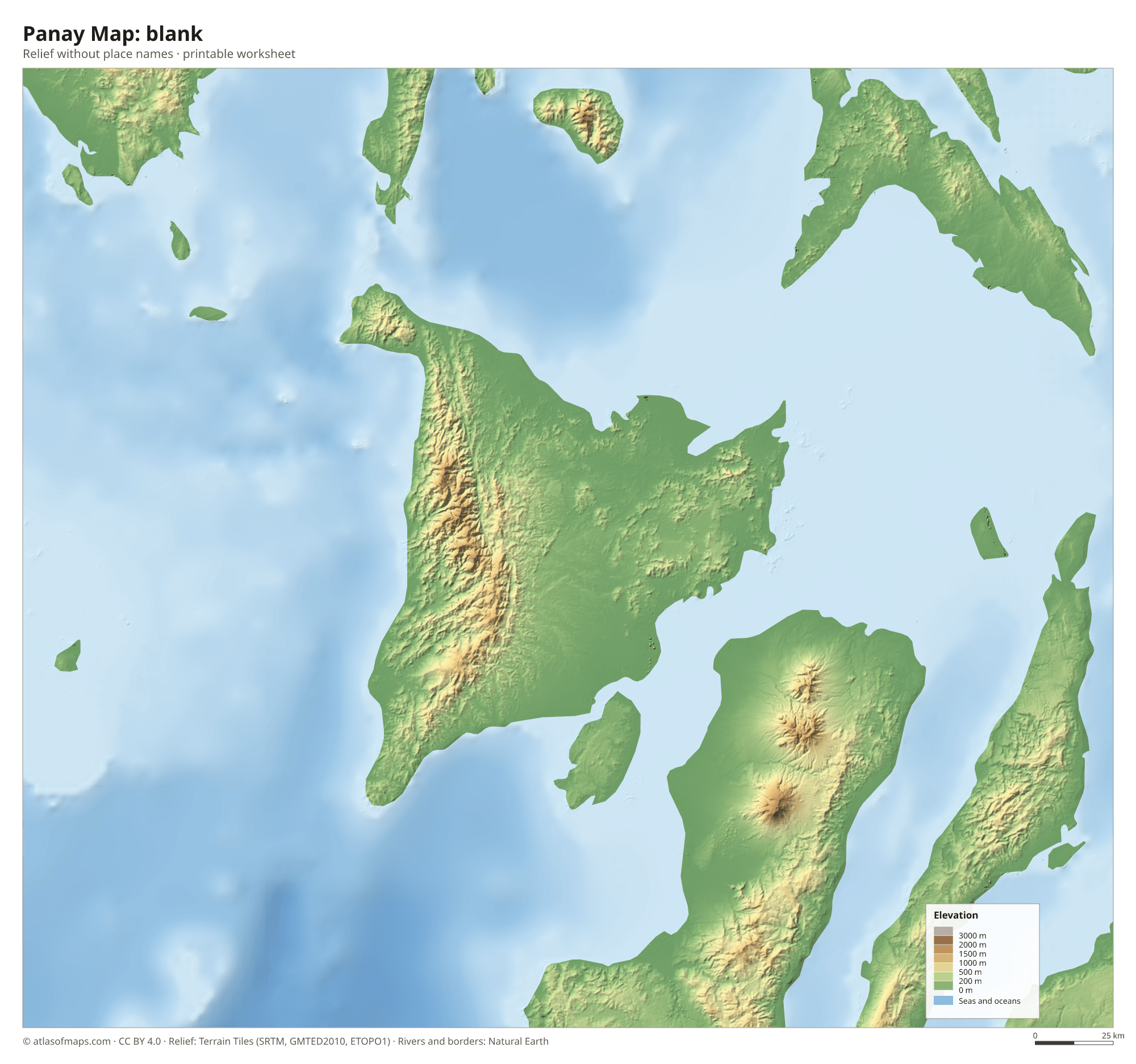 Panay Map without names