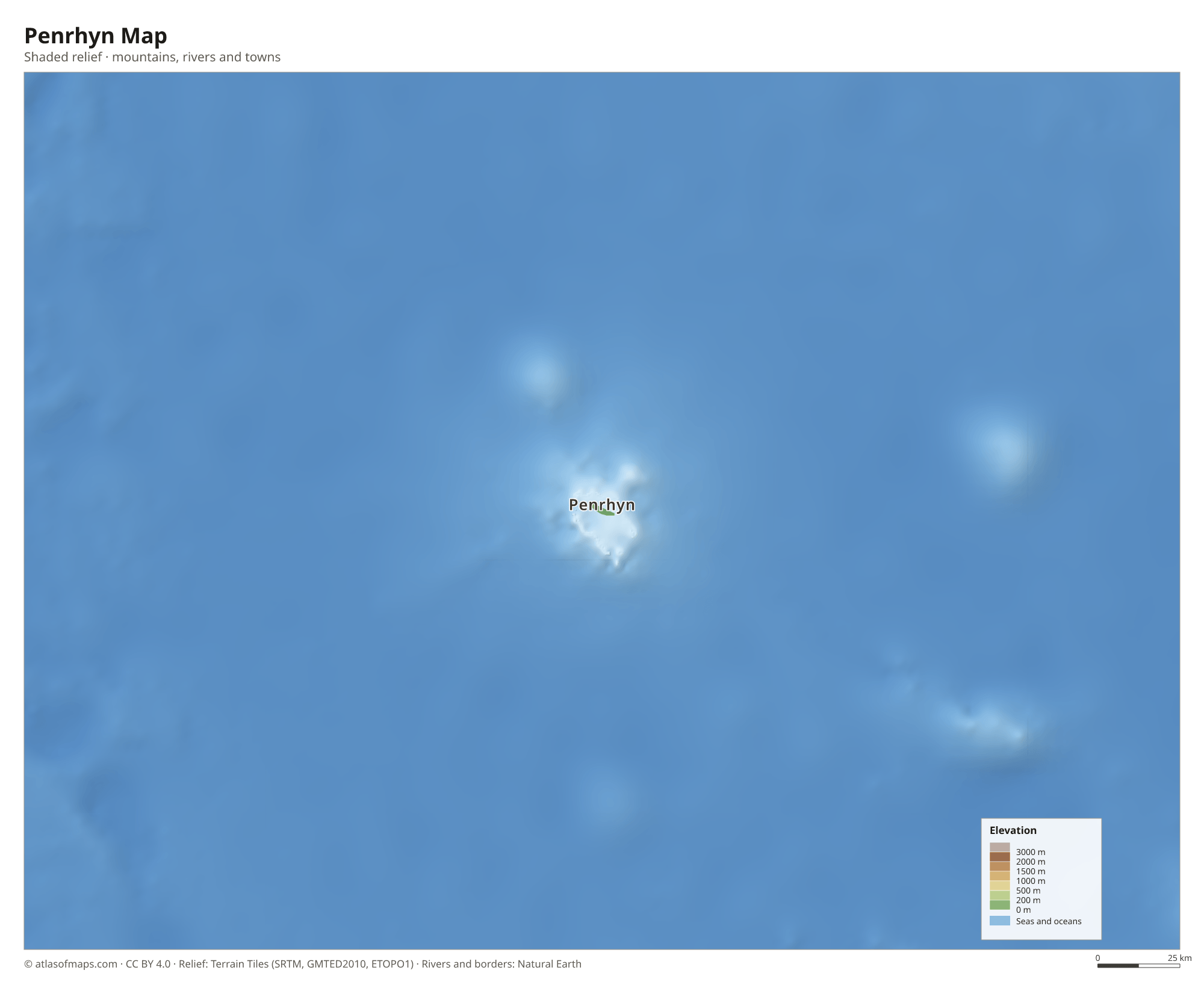 Penrhyn Map