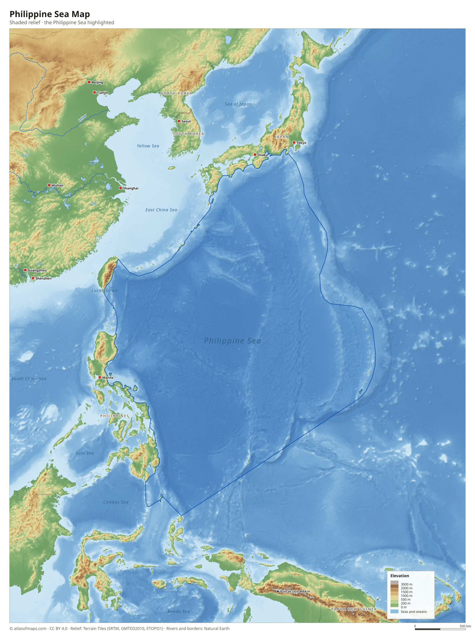 Philippine Sea Map