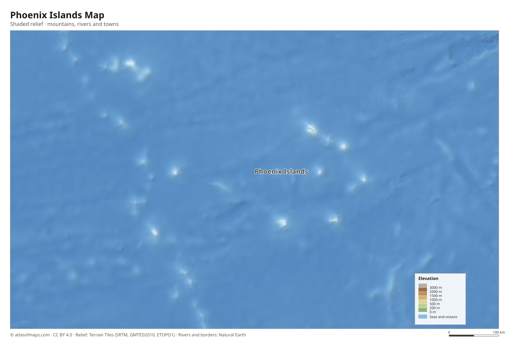 Phoenix Islands Map