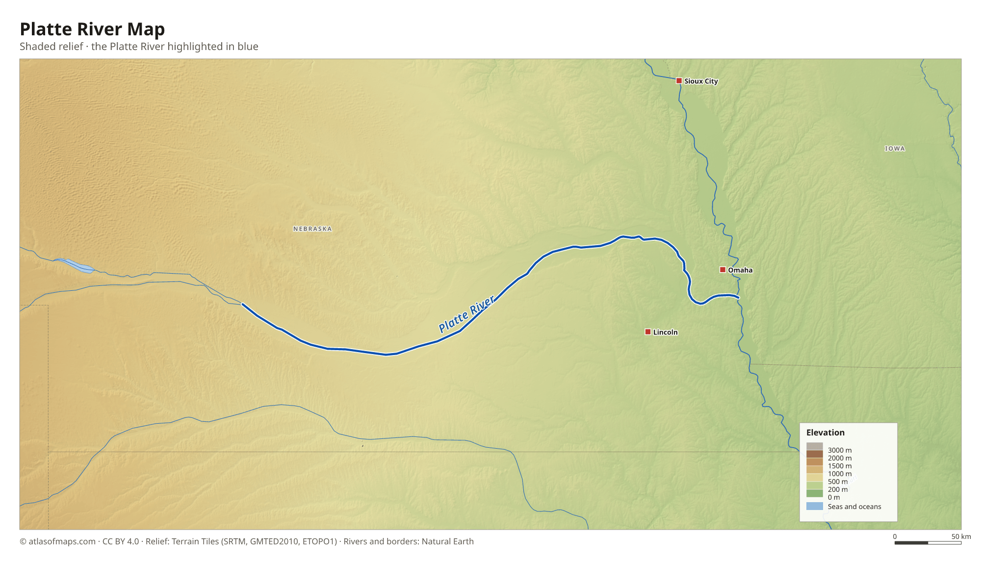 Platte River Map