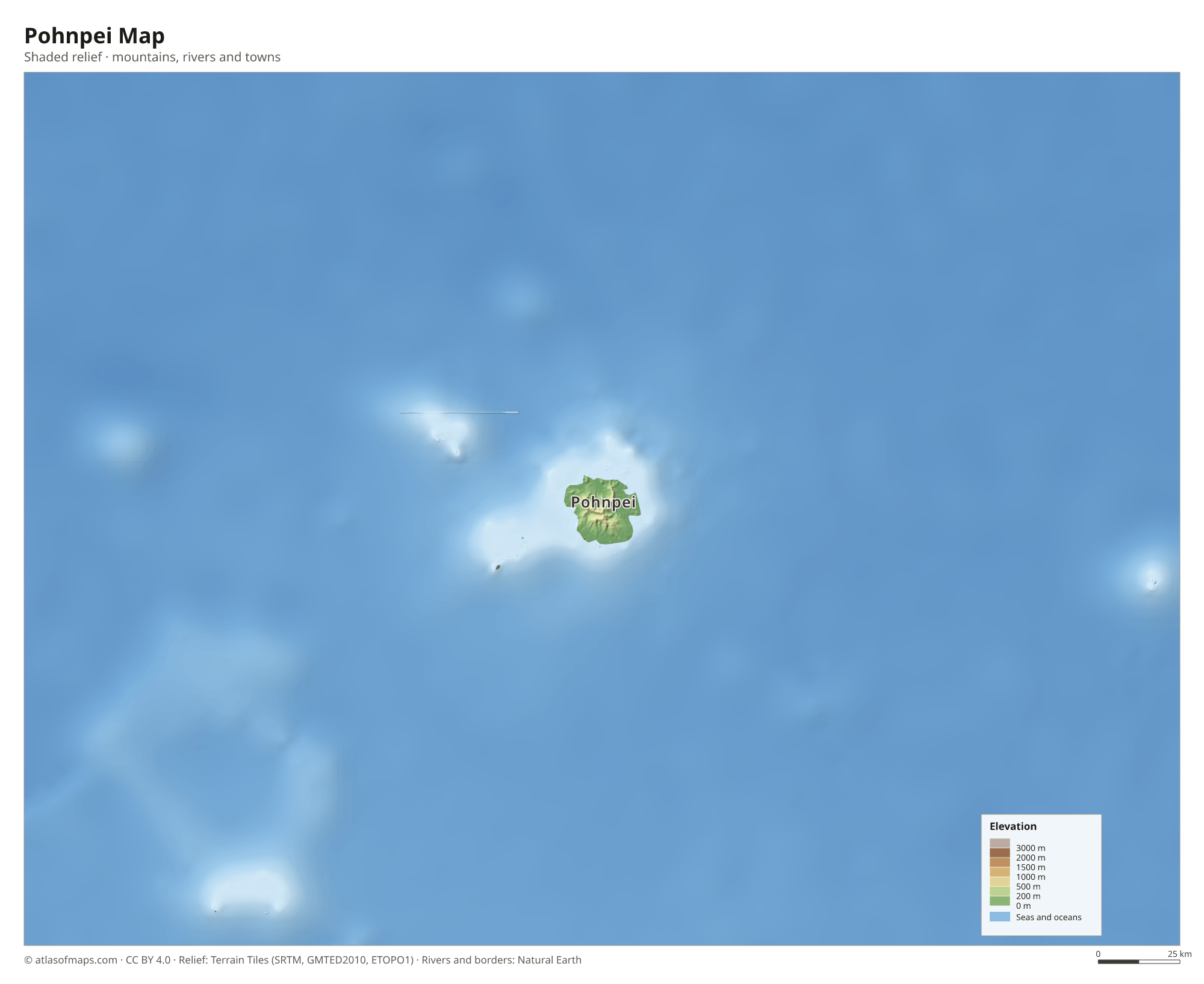 Pohnpei Map