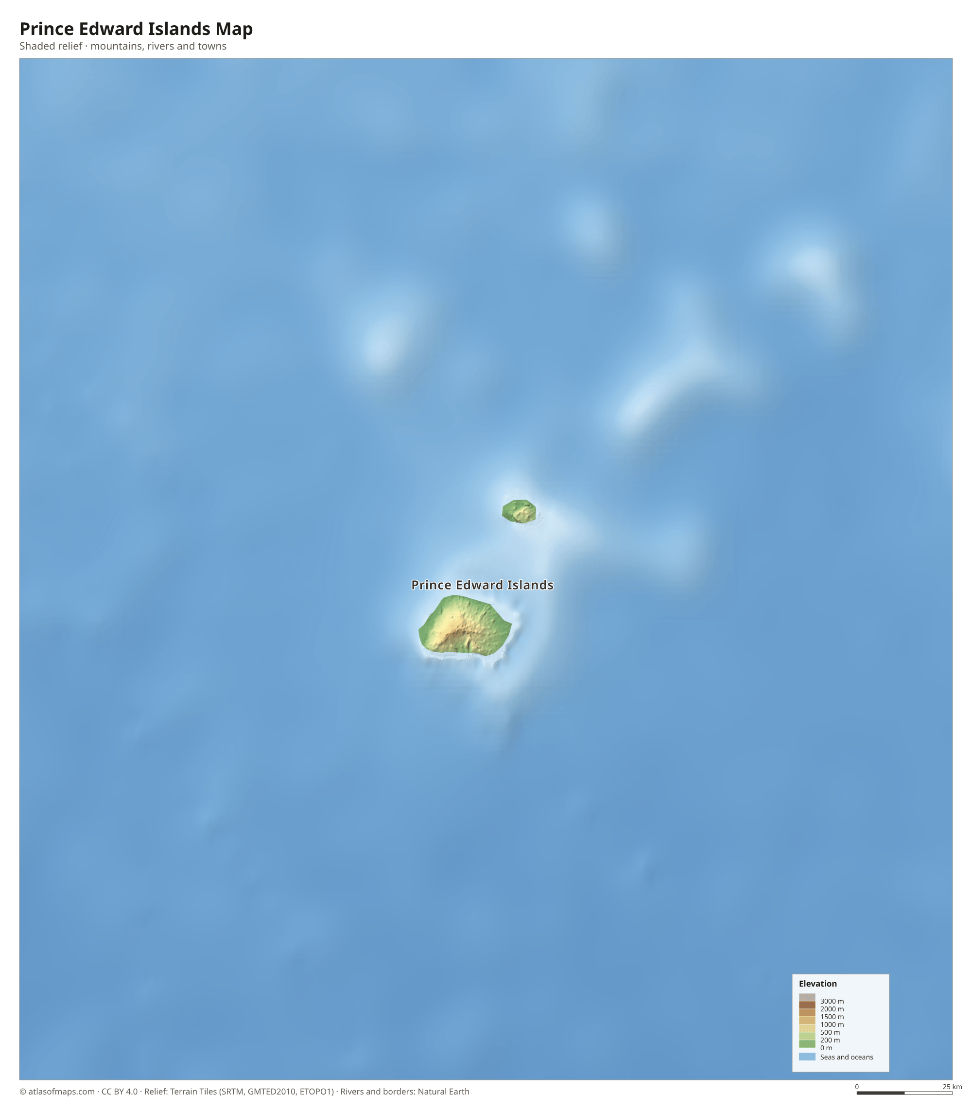 Prince Edward Islands Map