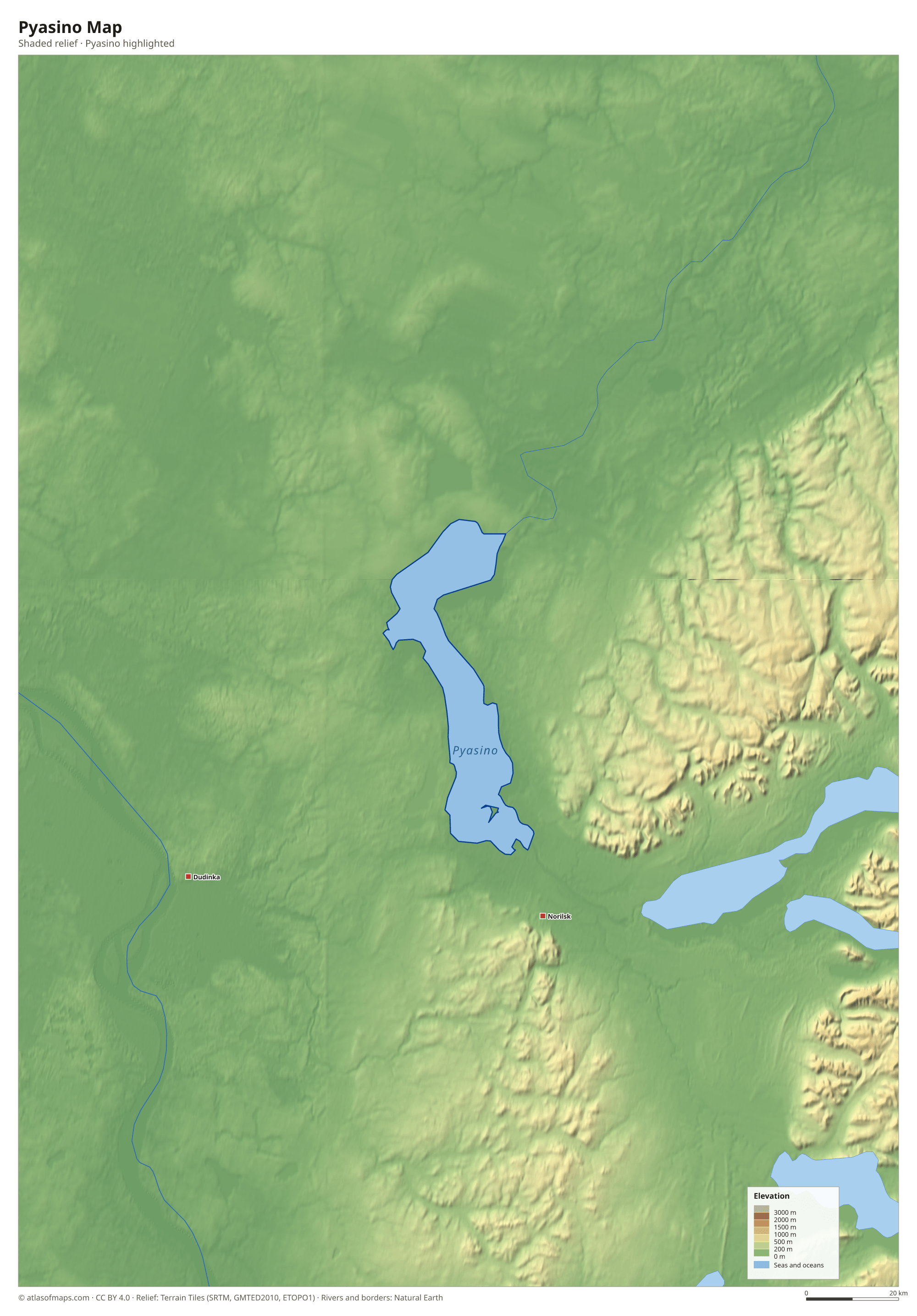 Pyasino Map