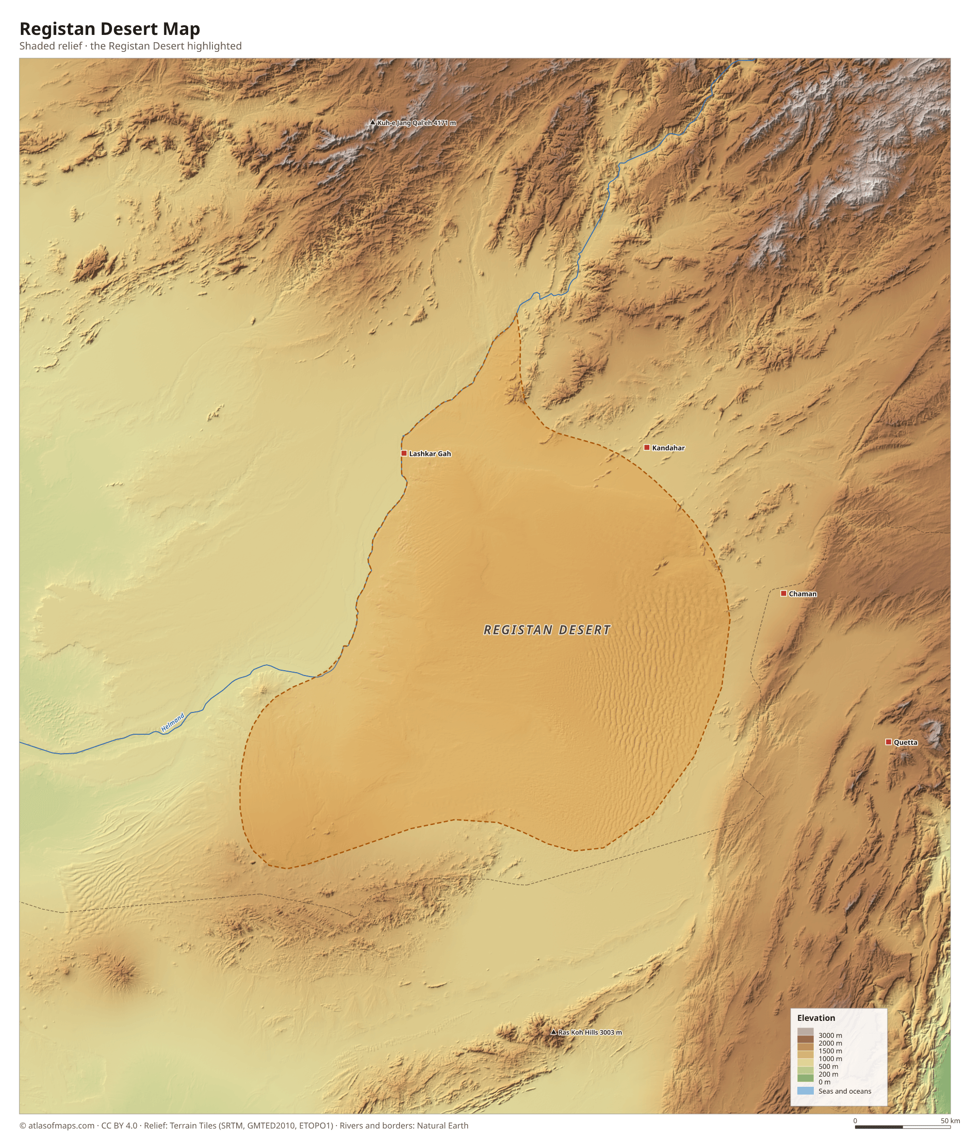 Registan Desert Map