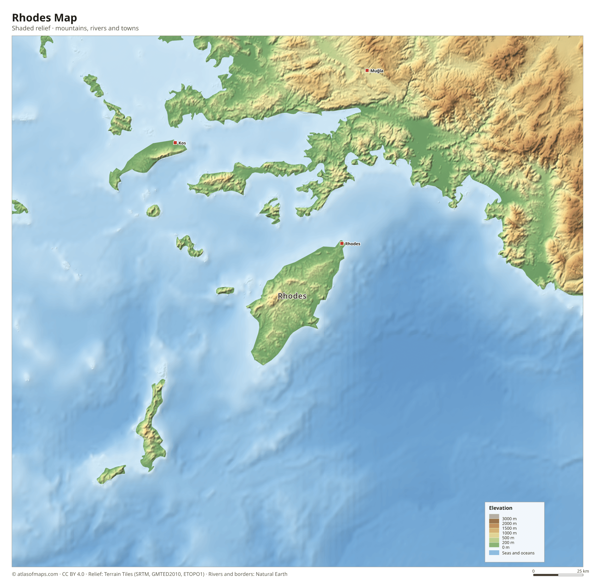 Rhodes Map