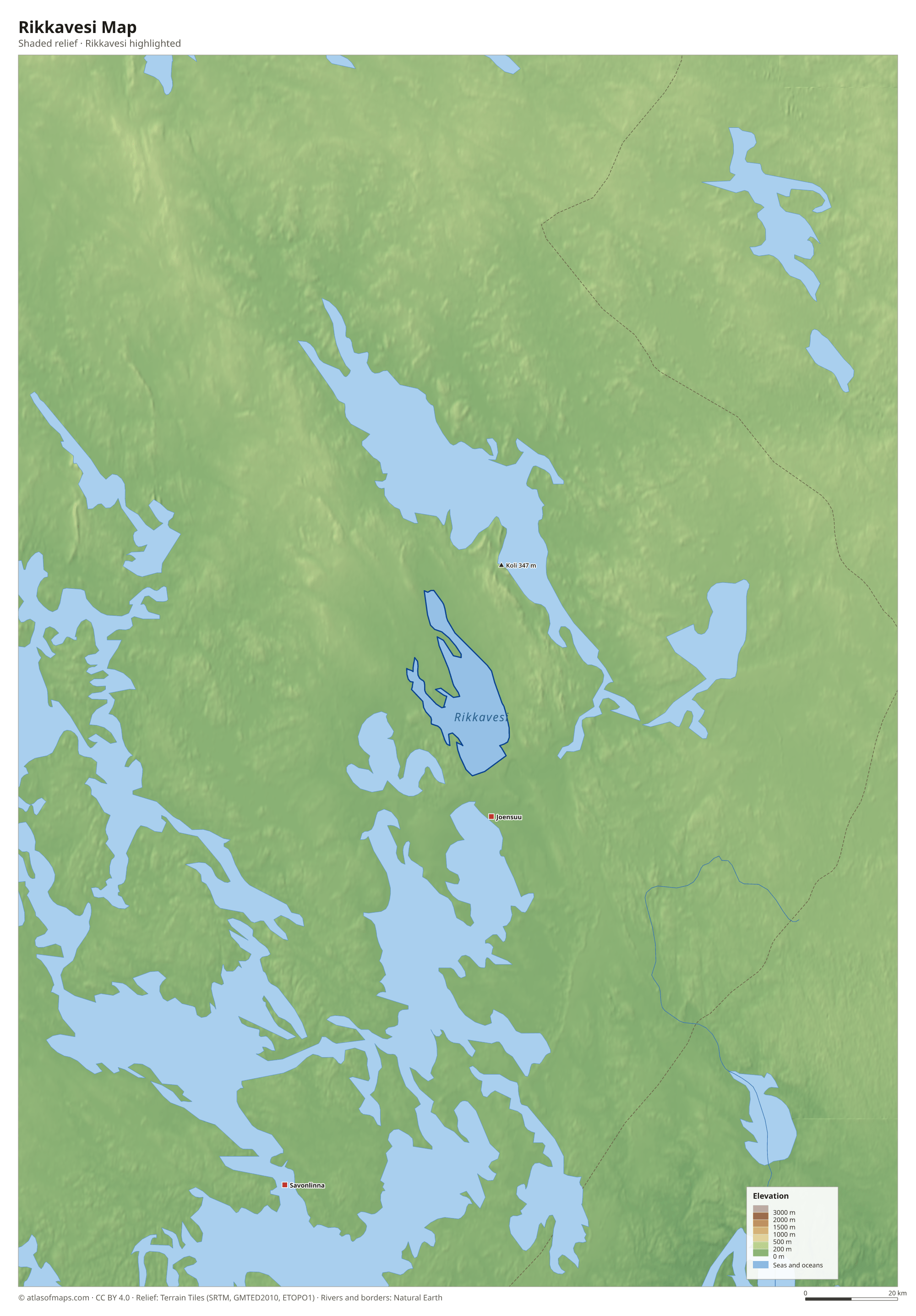 Rikkavesi Map