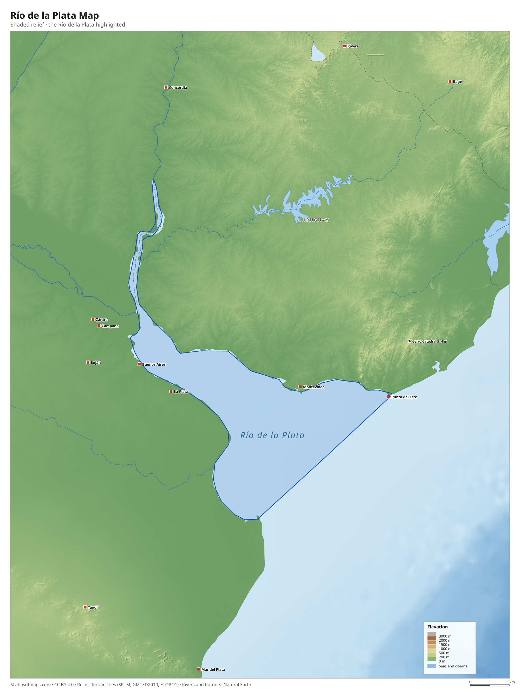 Río de la Plata Map