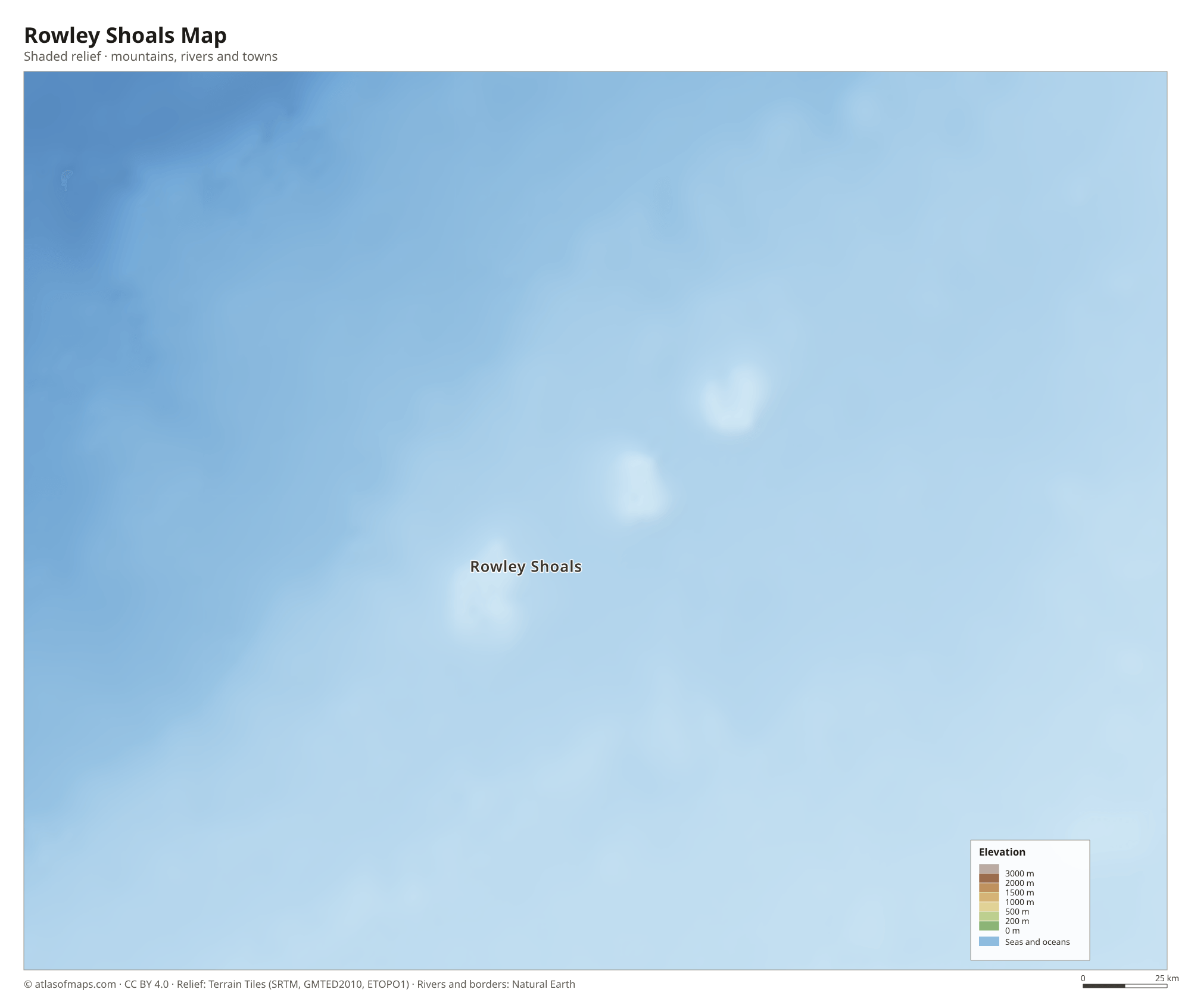 Rowley Shoals Map