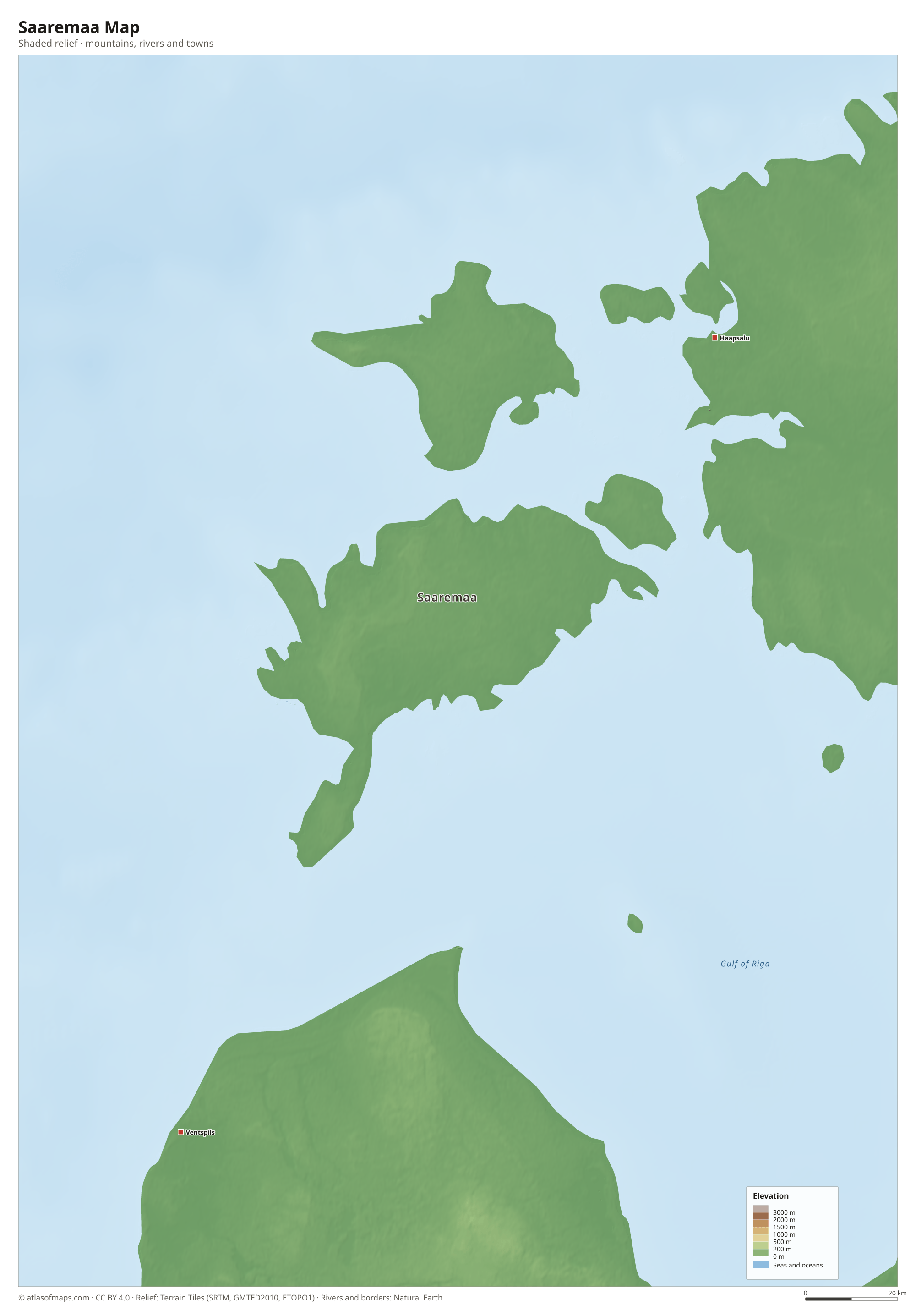 Saaremaa Map