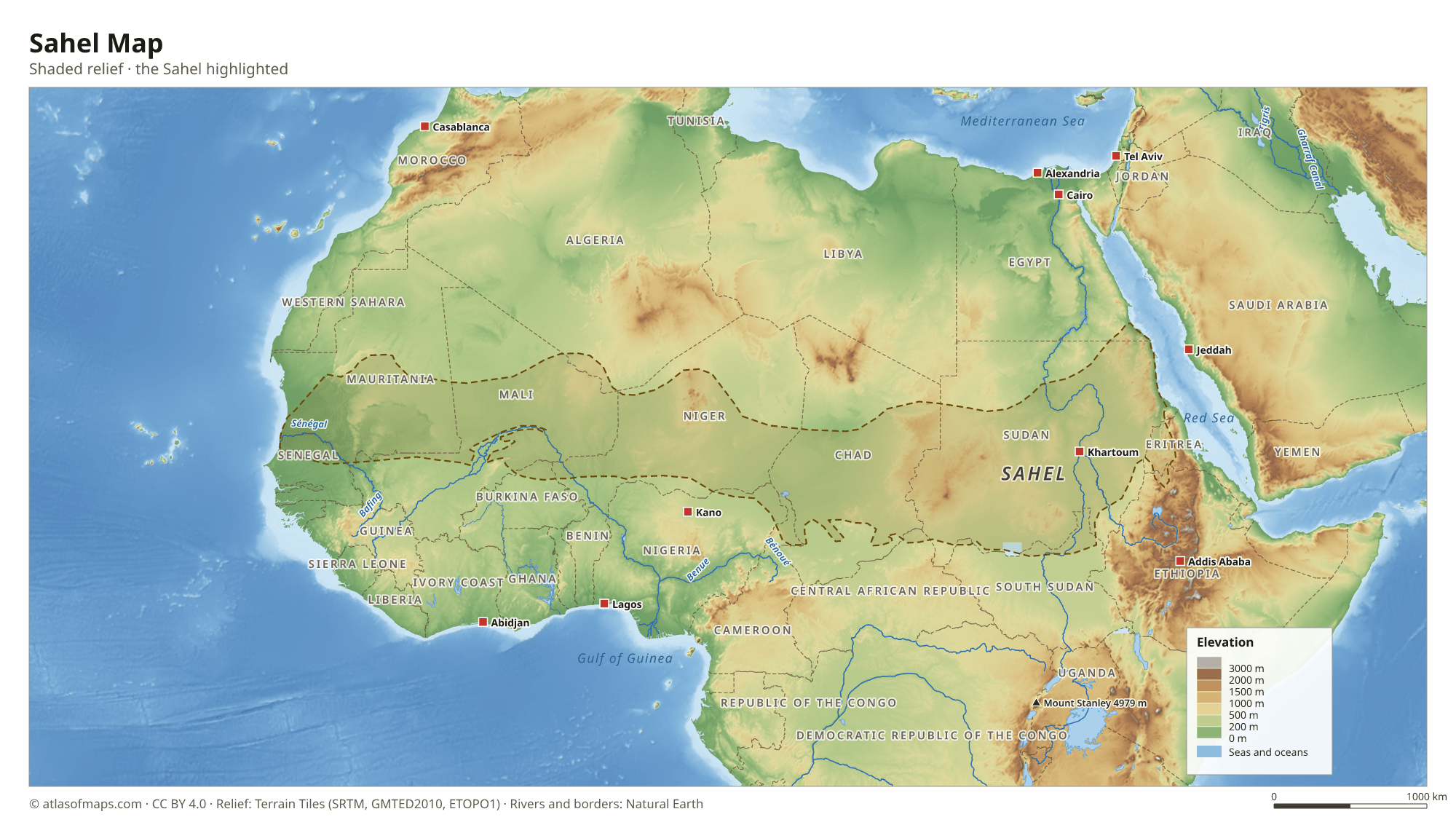 Sahel Map