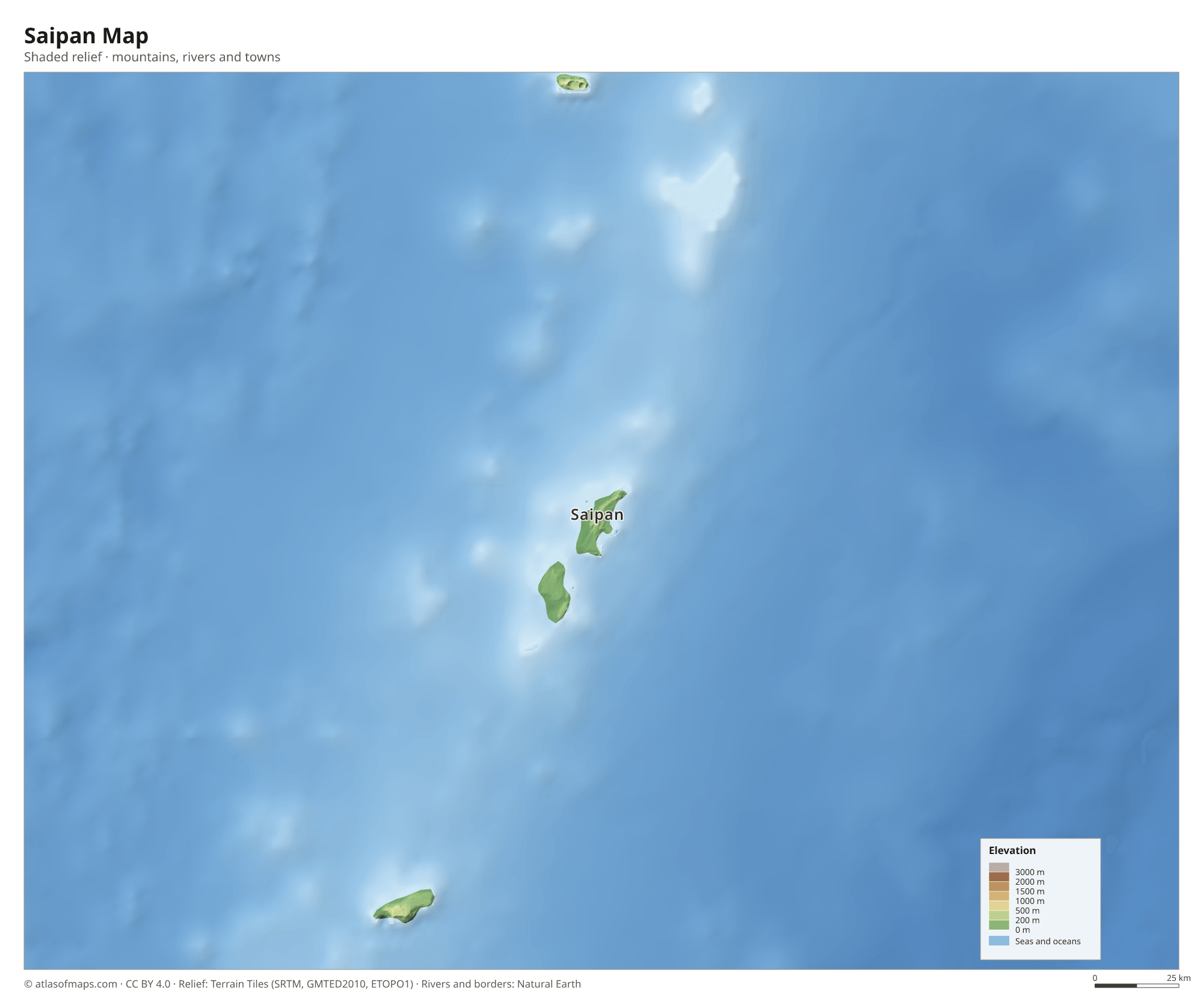 Saipan Map