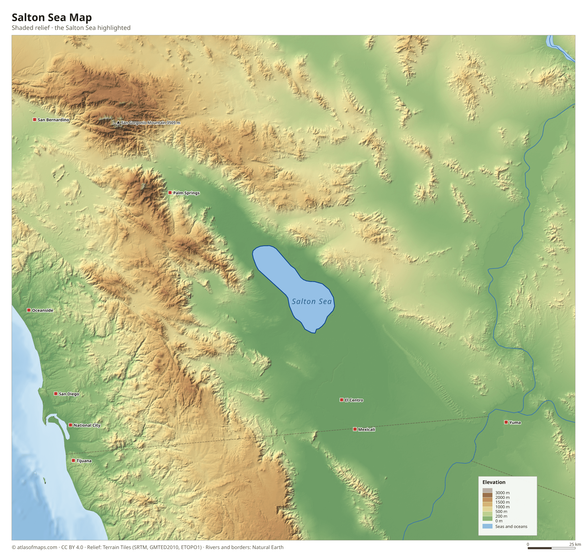 Salton Sea Map