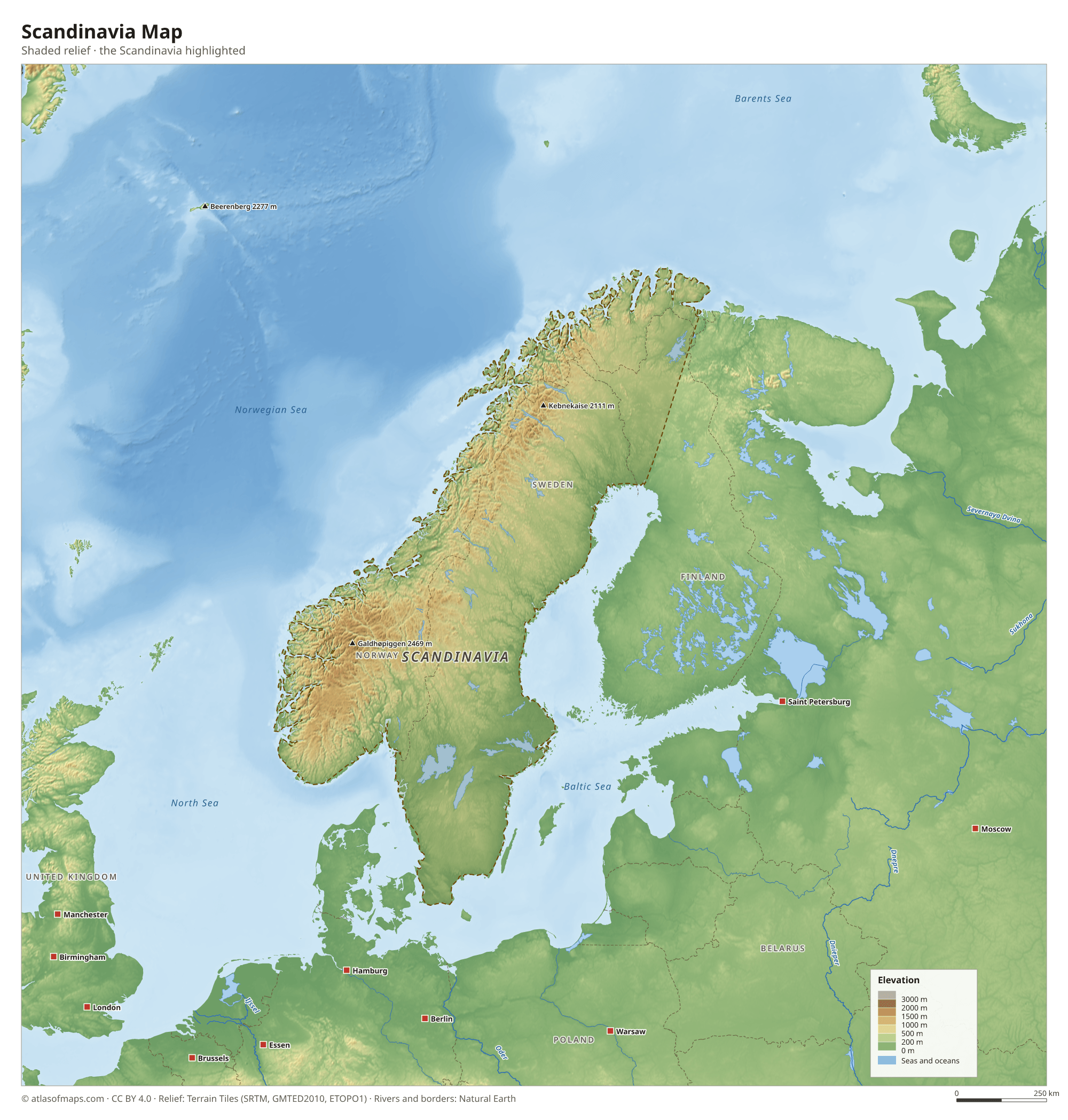 Scandinavia Map
