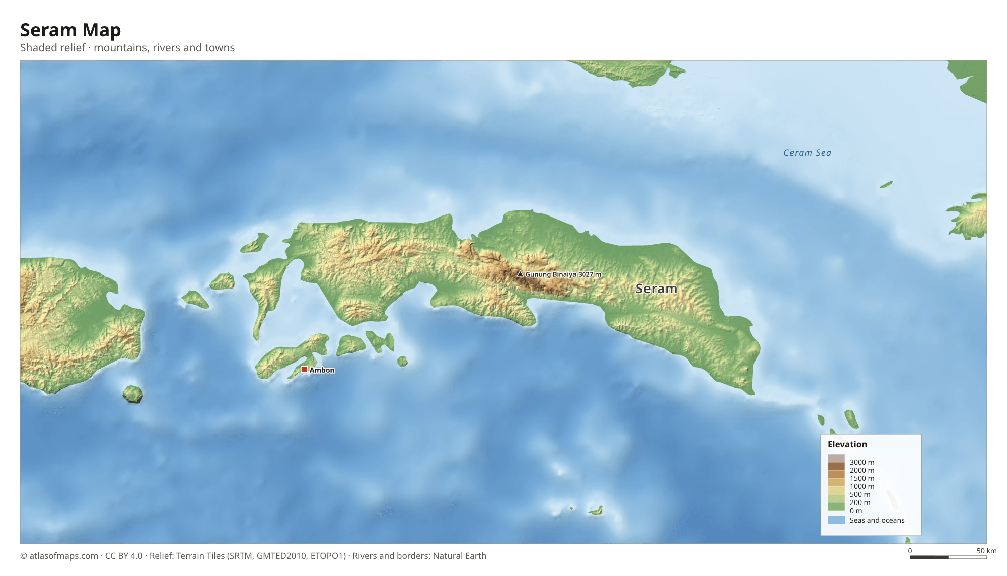 Seram Map