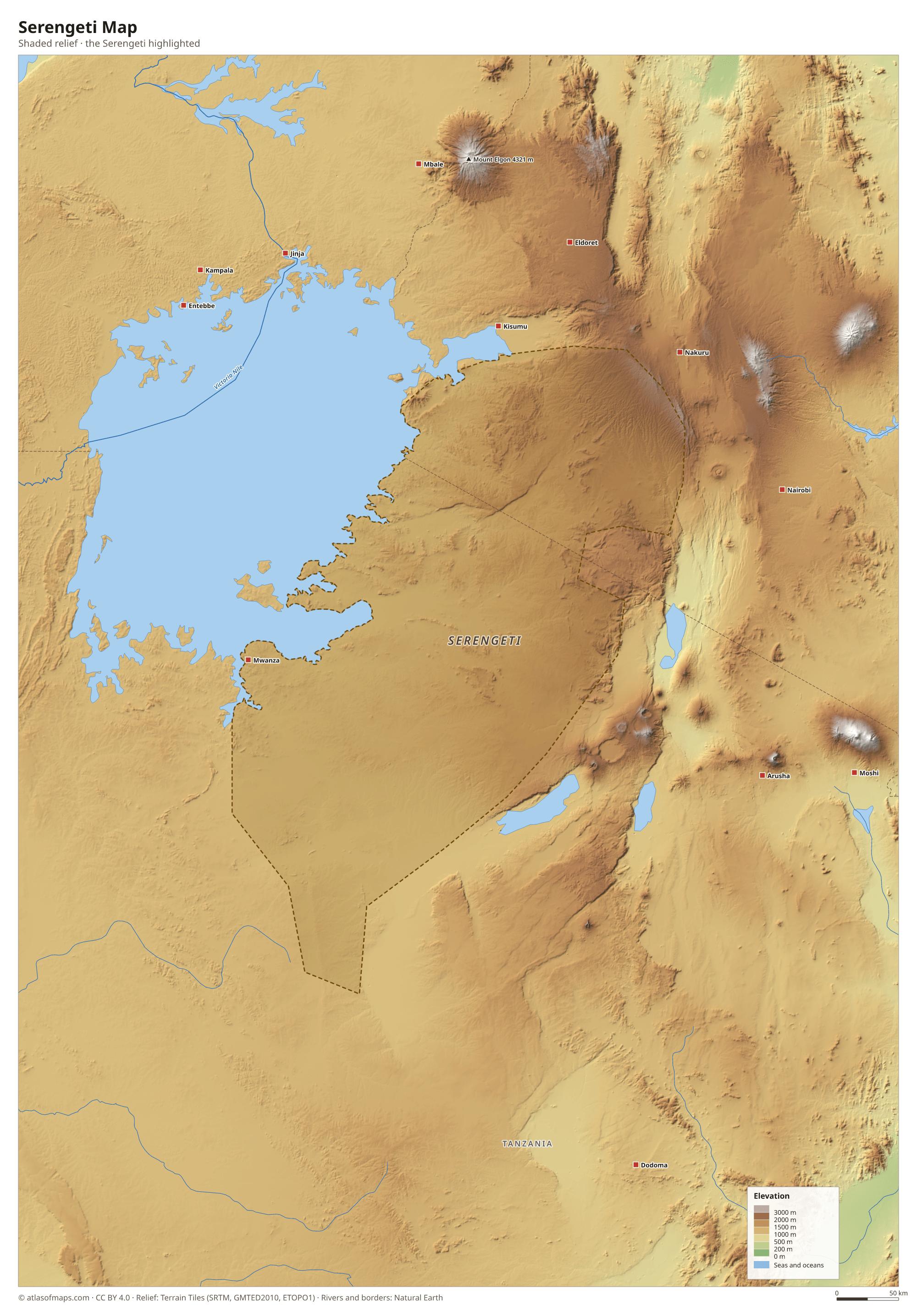 Serengeti Map