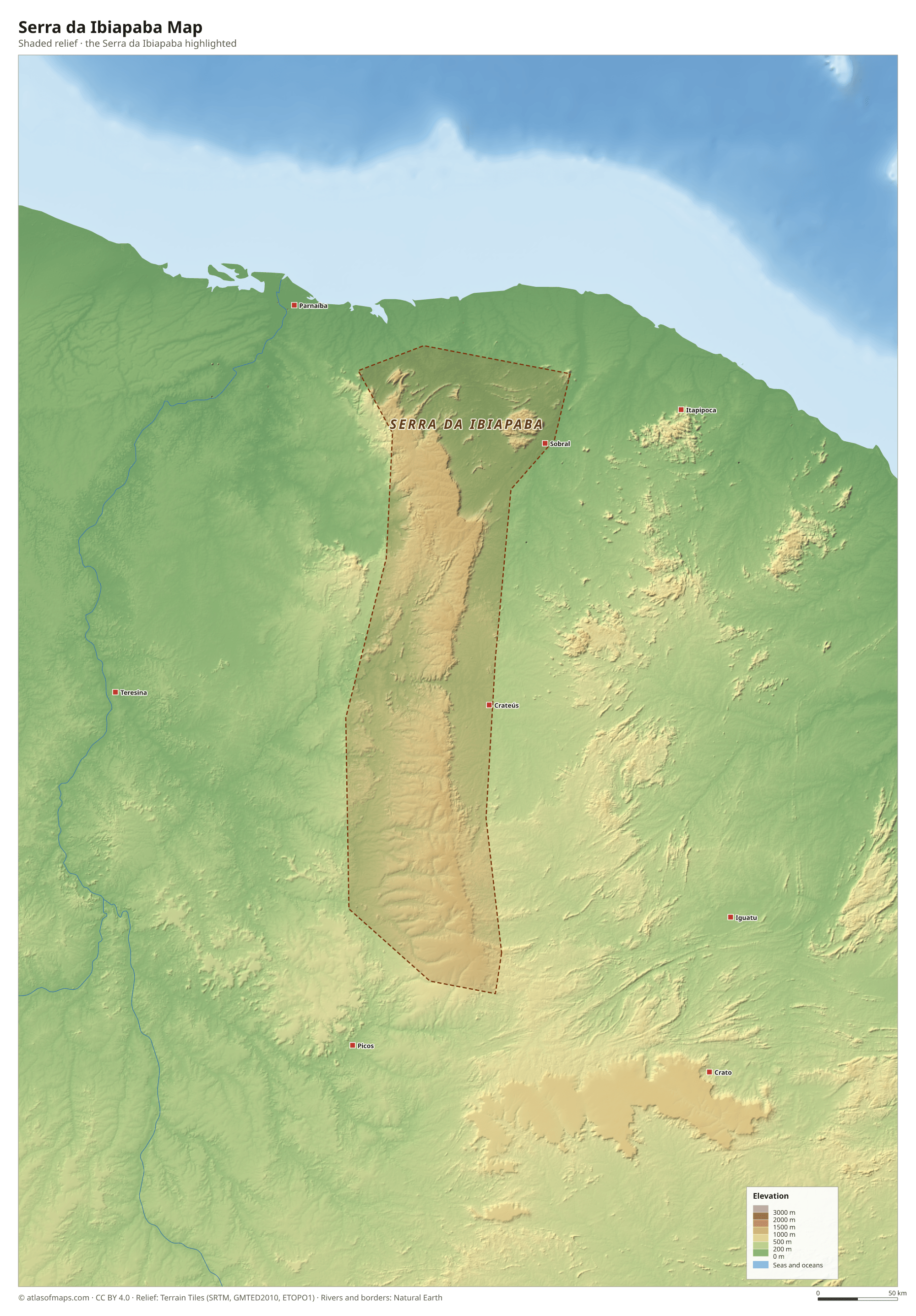Serra da Ibiapaba Map