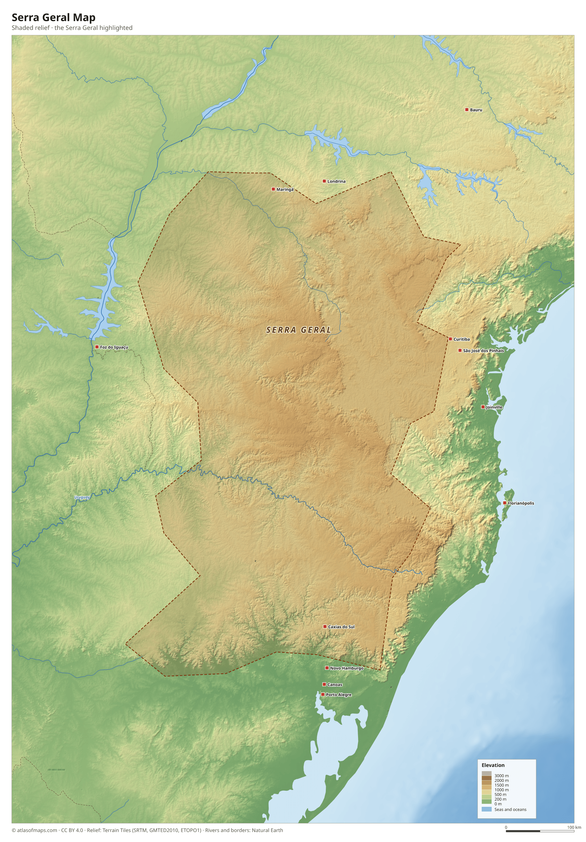 Serra Geral Map