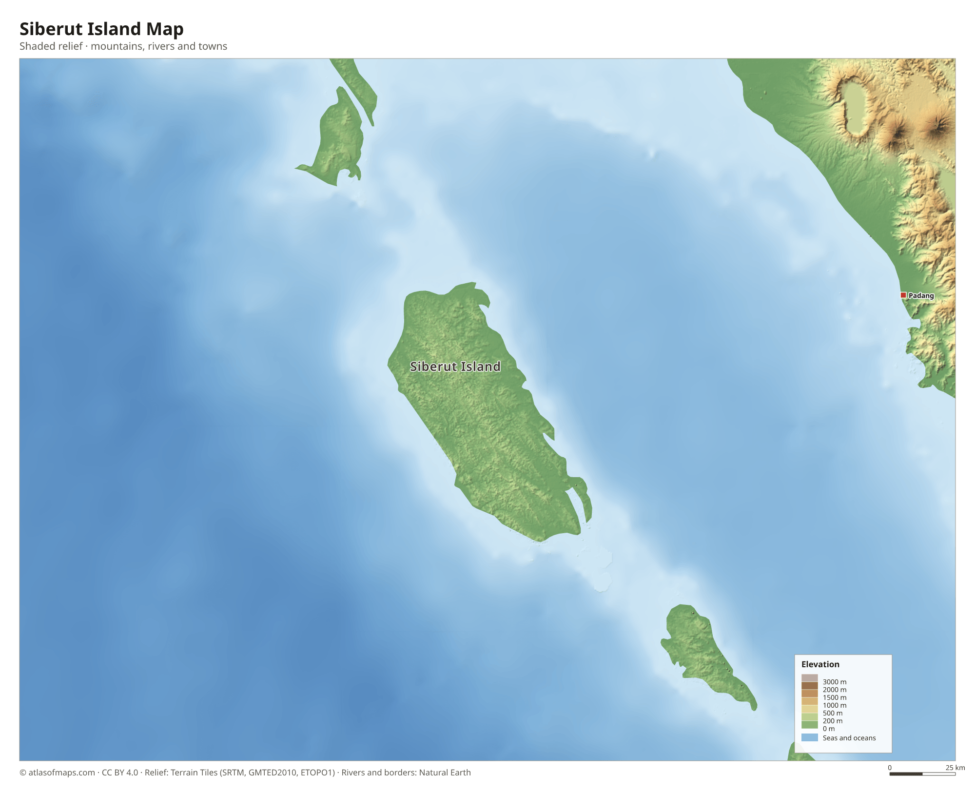 Siberut Island Map