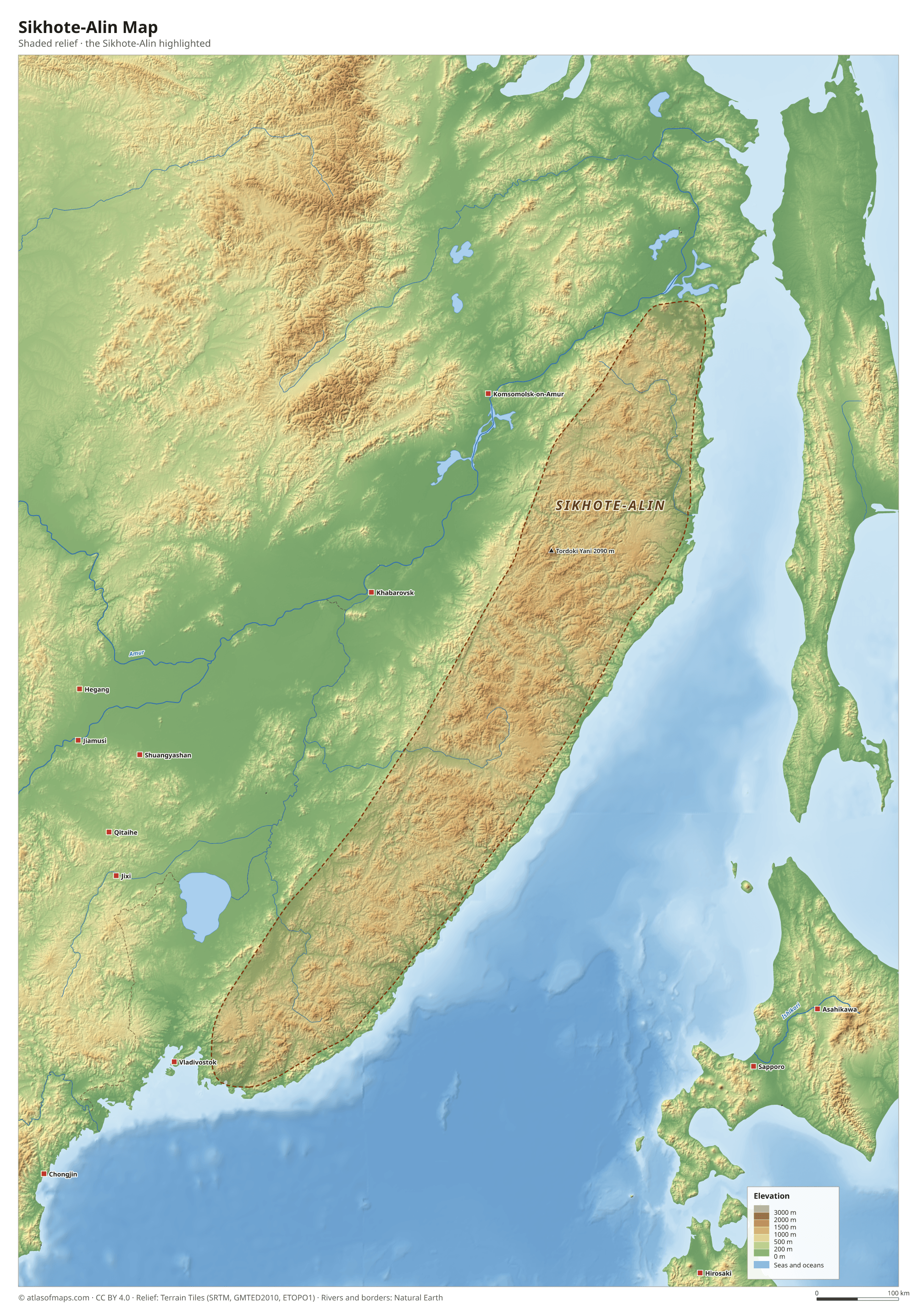 Sikhote-Alin Map