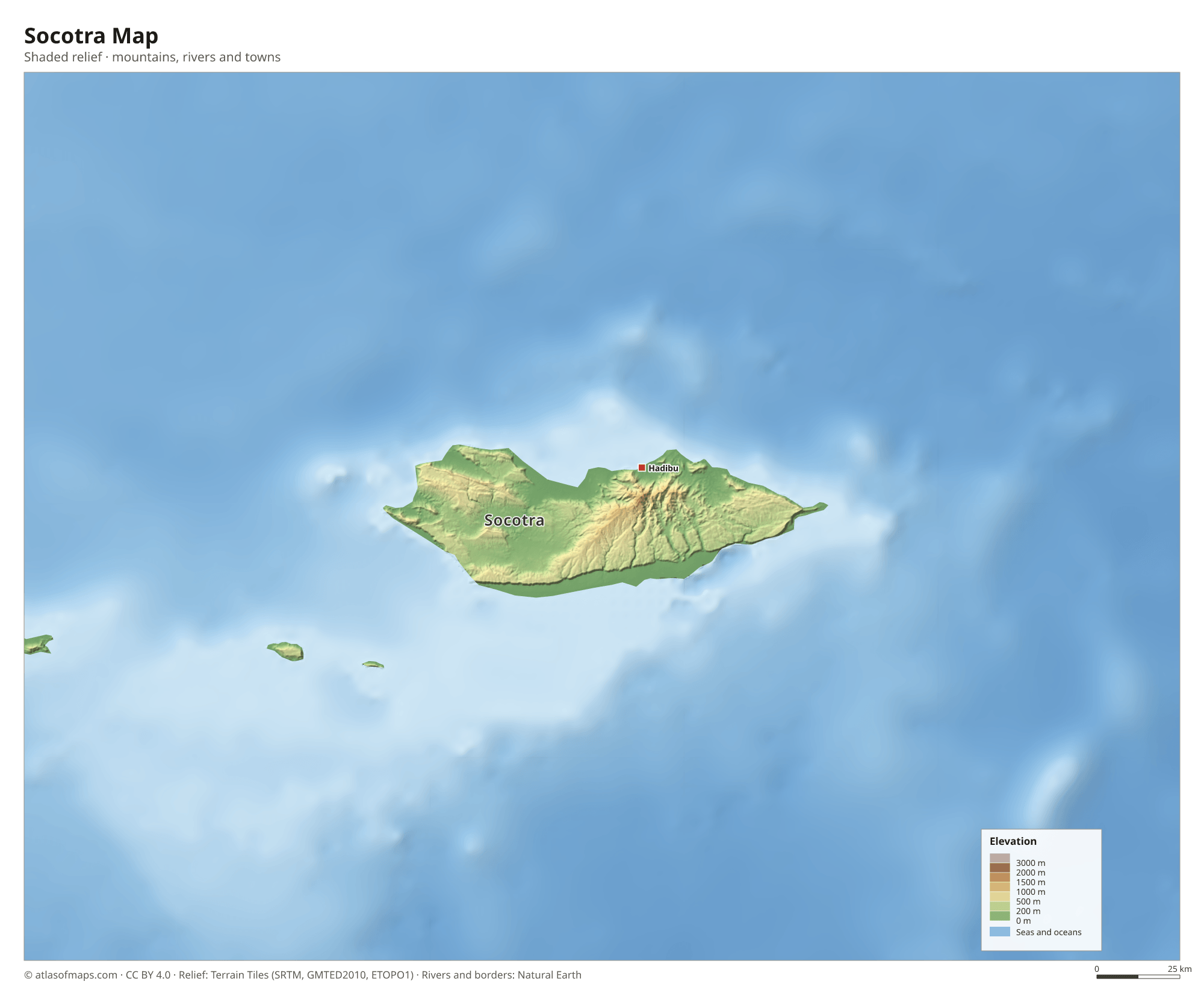 Socotra Map