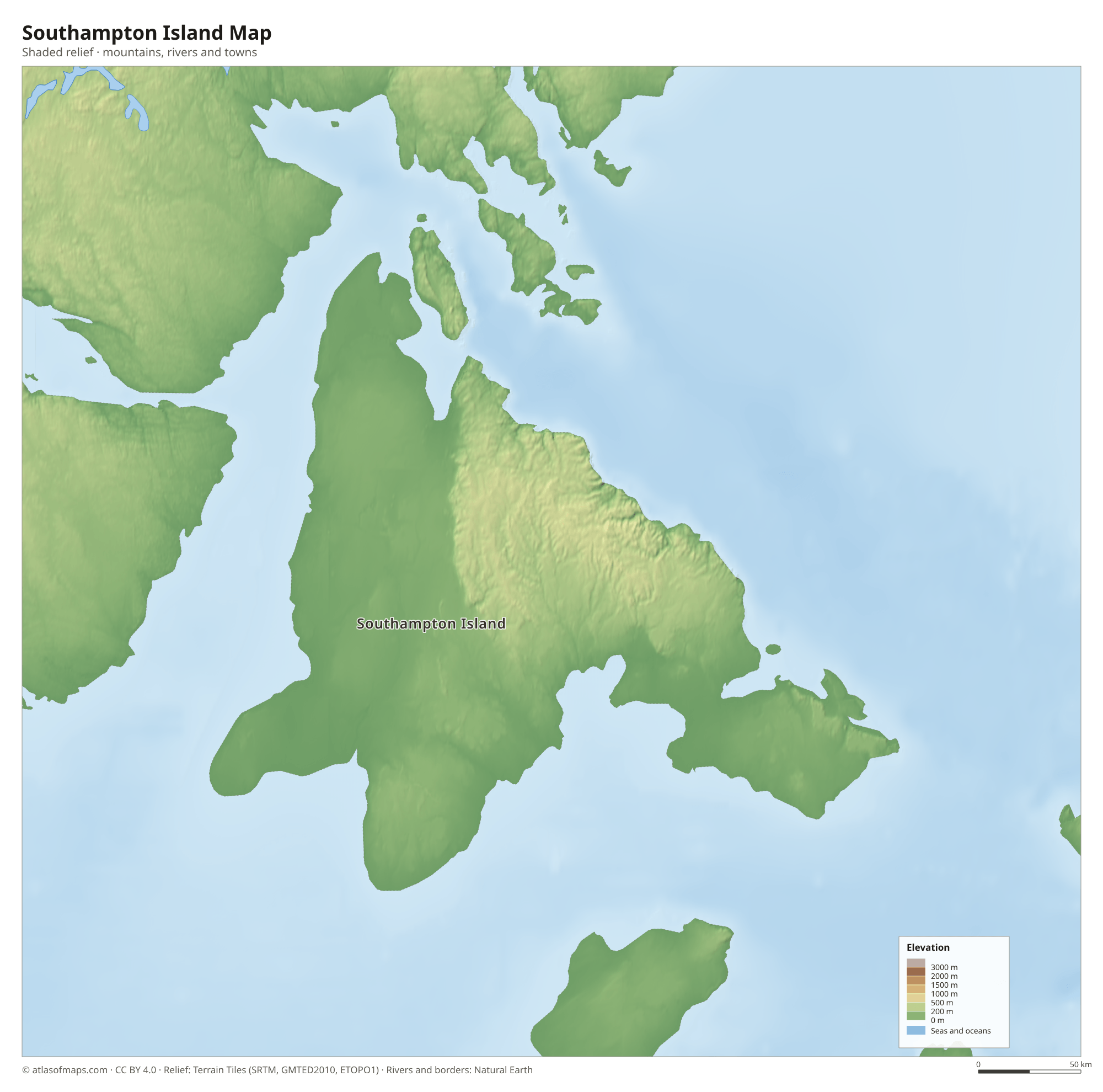 Southampton Island Map