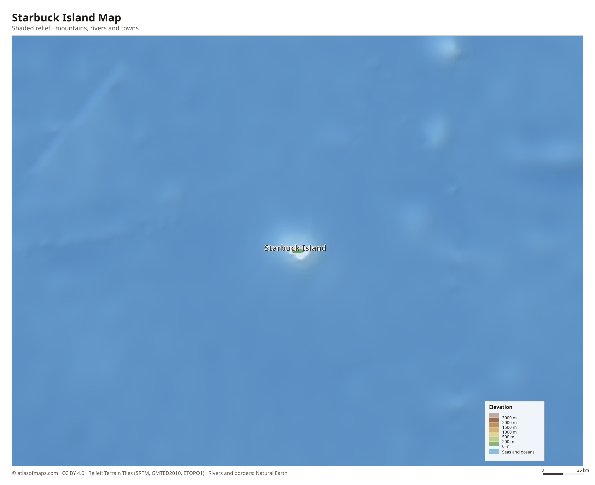 Starbuck Island Map