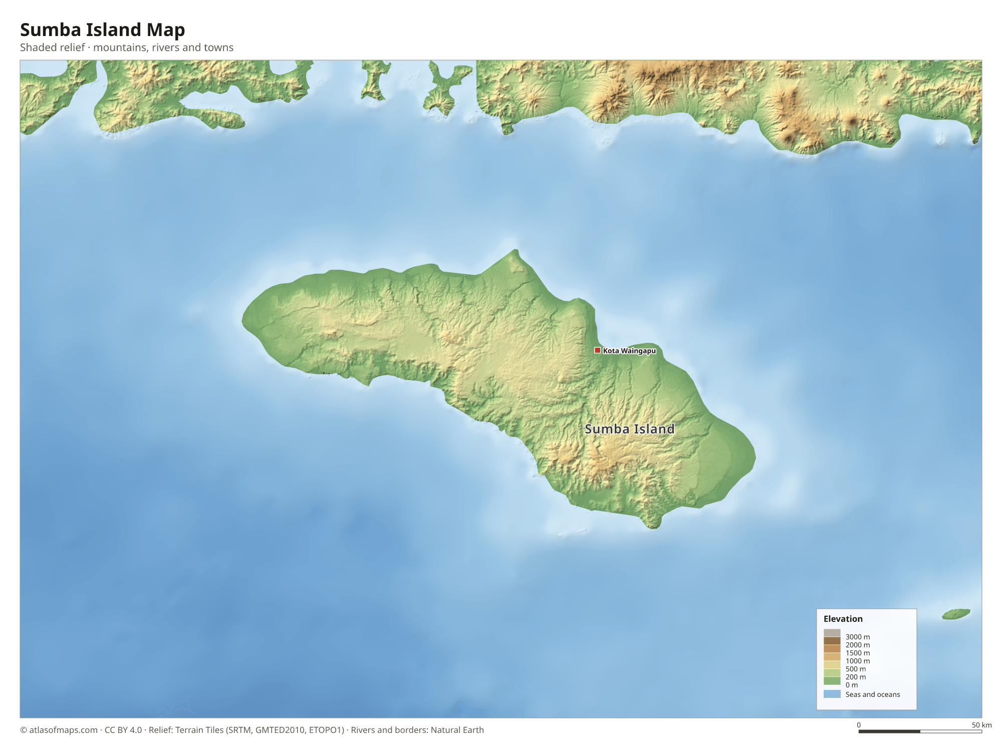 Sumba Island Map