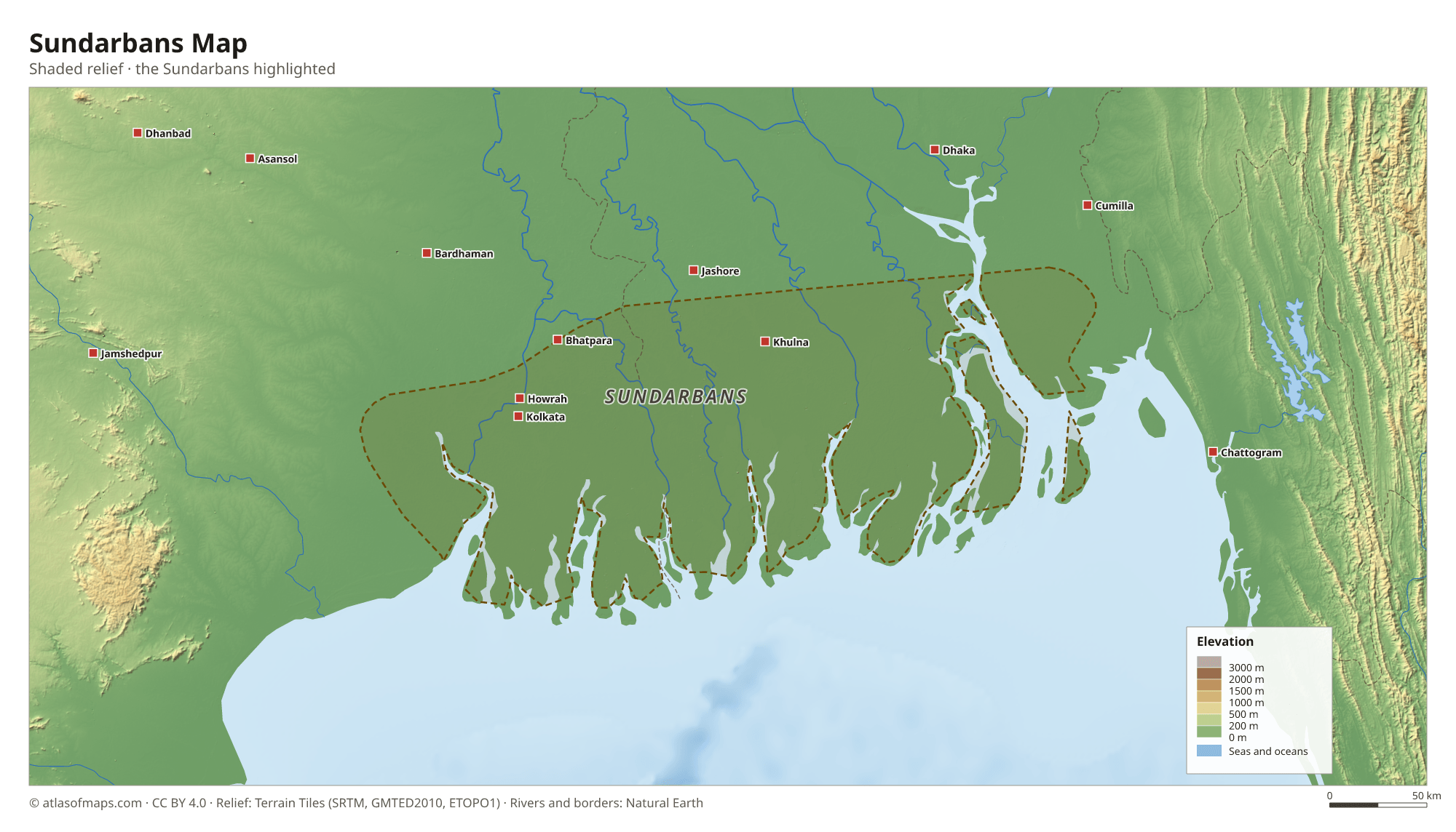 Sundarbans Map