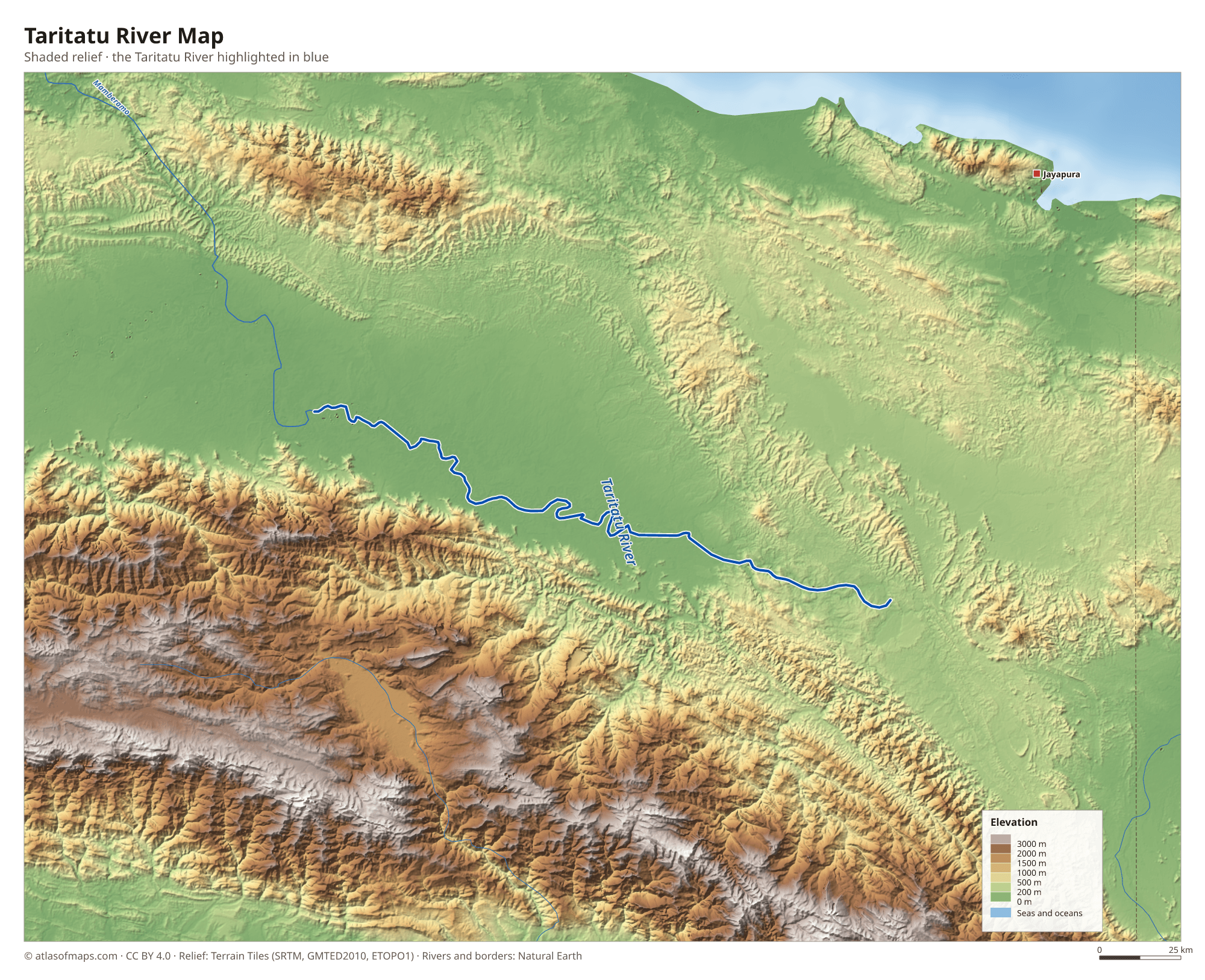 Taritatu River Map