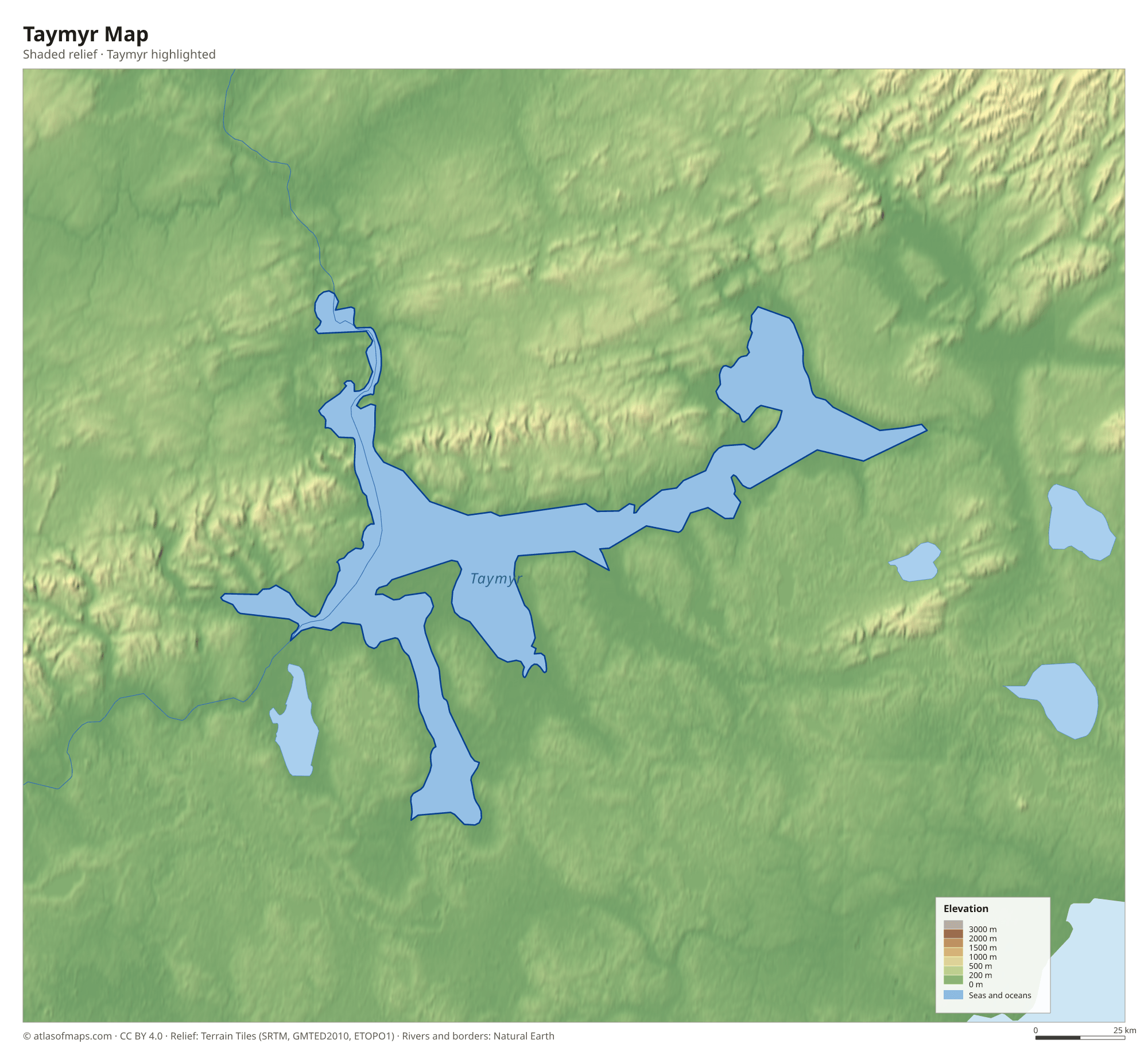 Taymyr Map