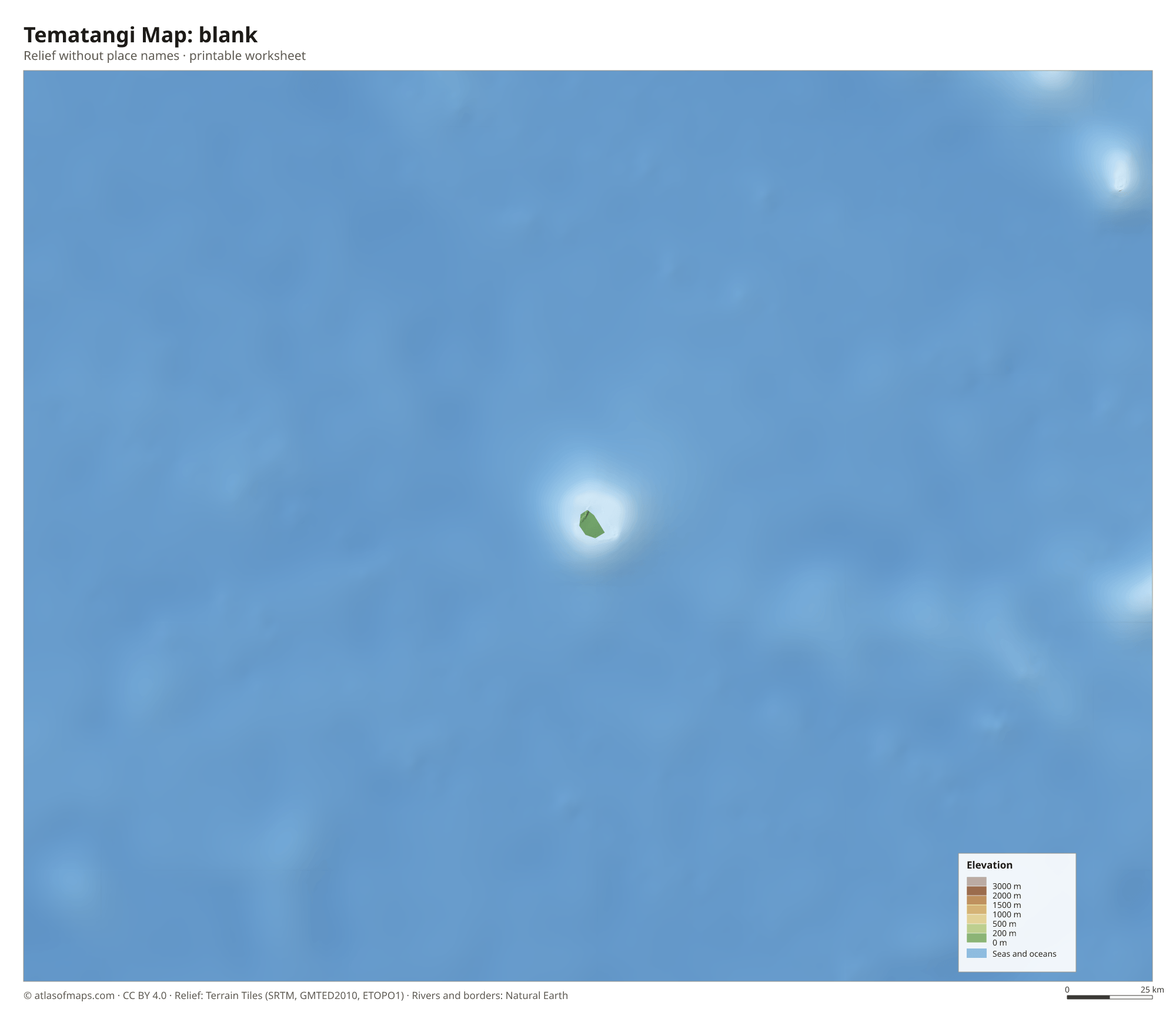 Tematangi Map without names