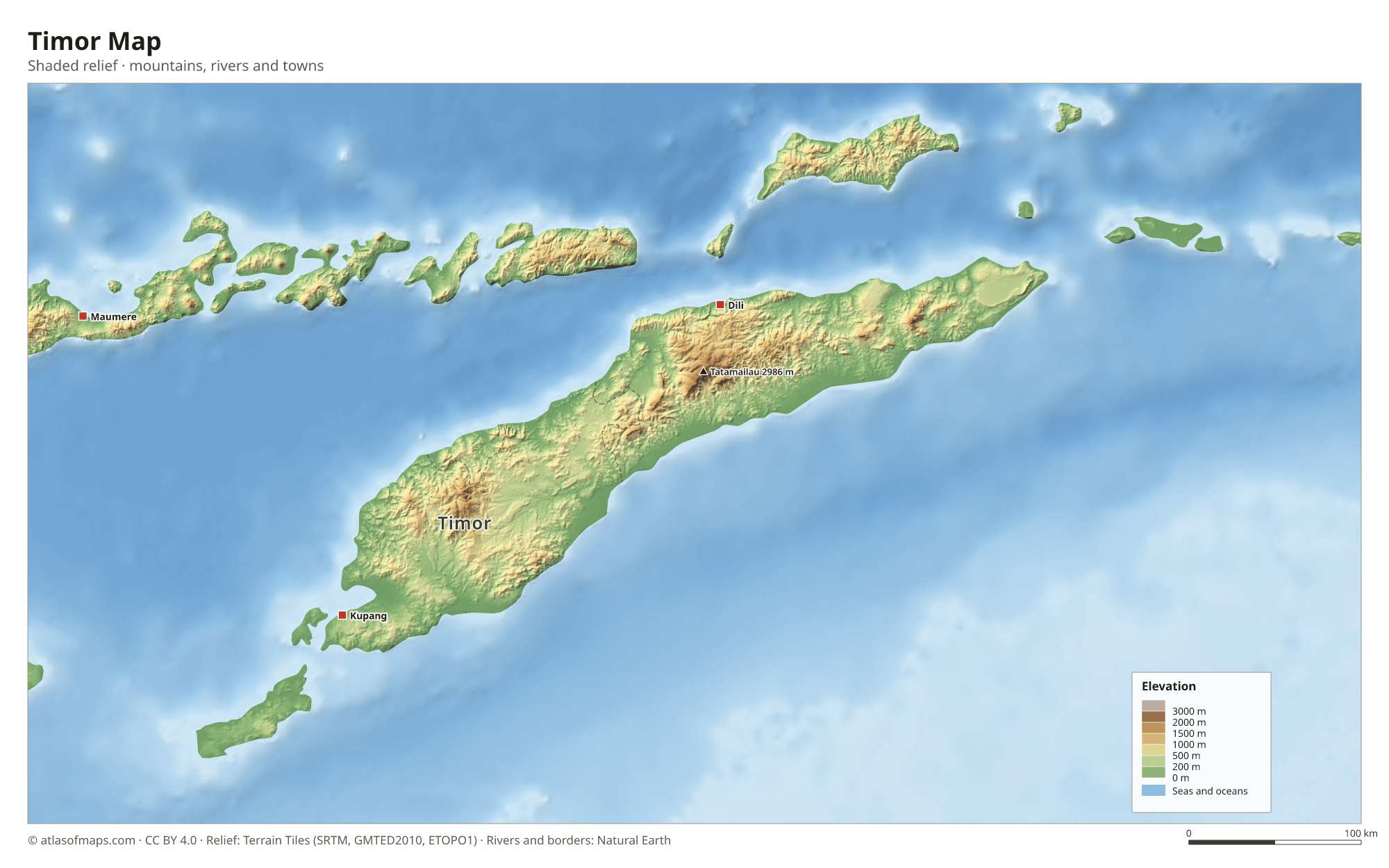 Timor Map