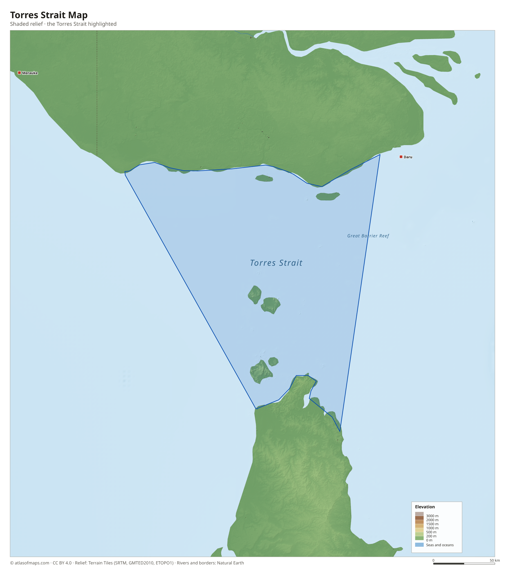 Torres Strait Map