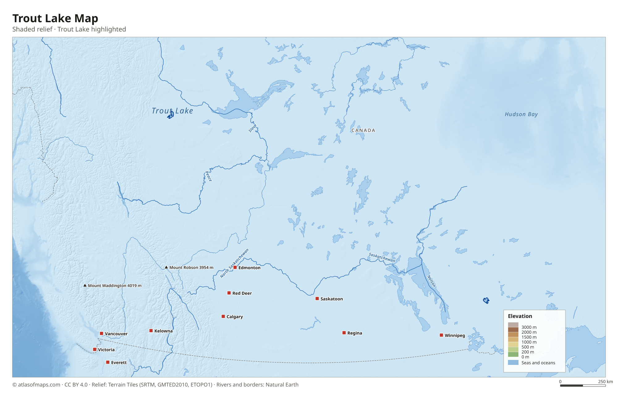 Trout Lake Map