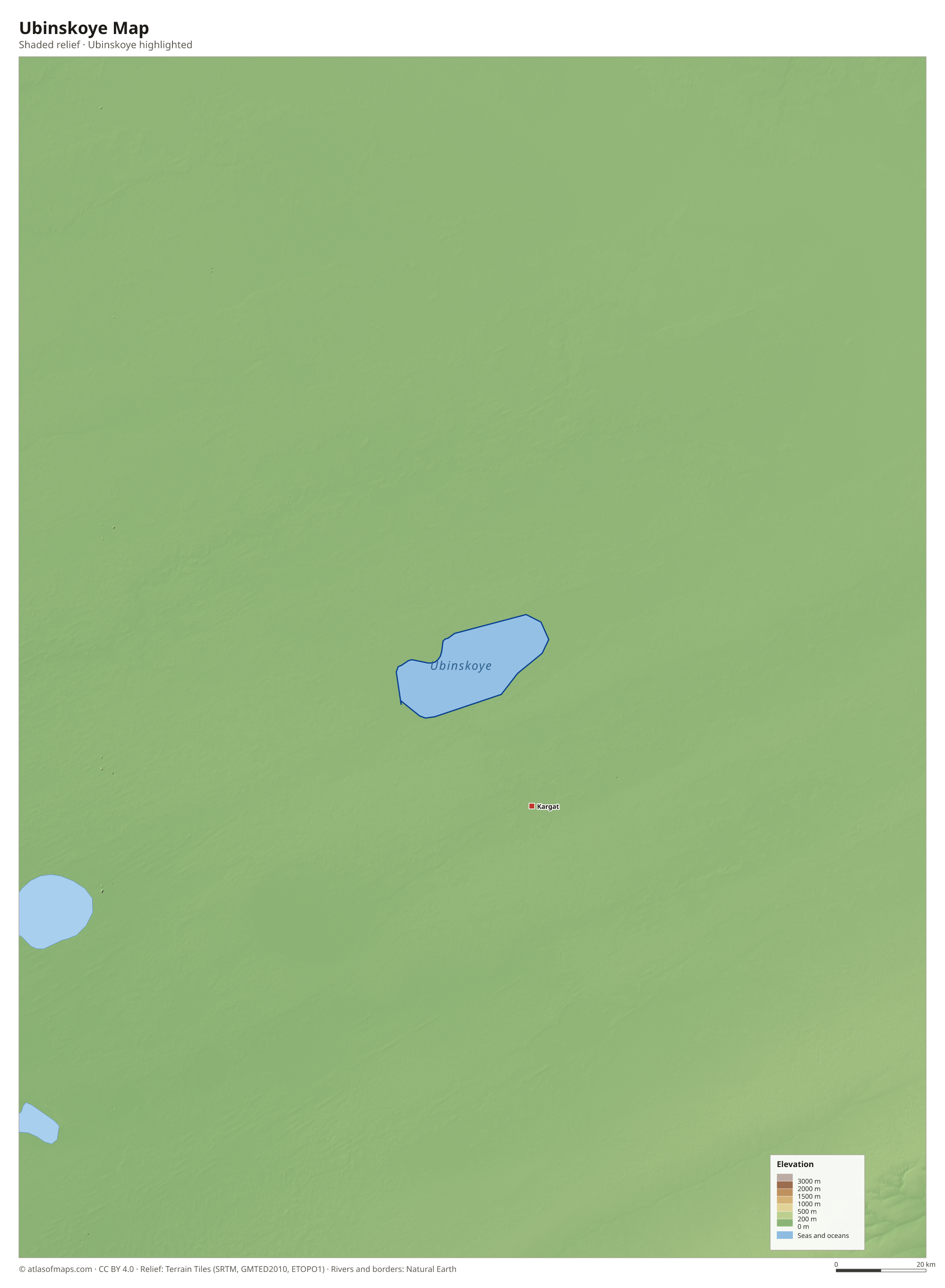 Ubinskoye Map
