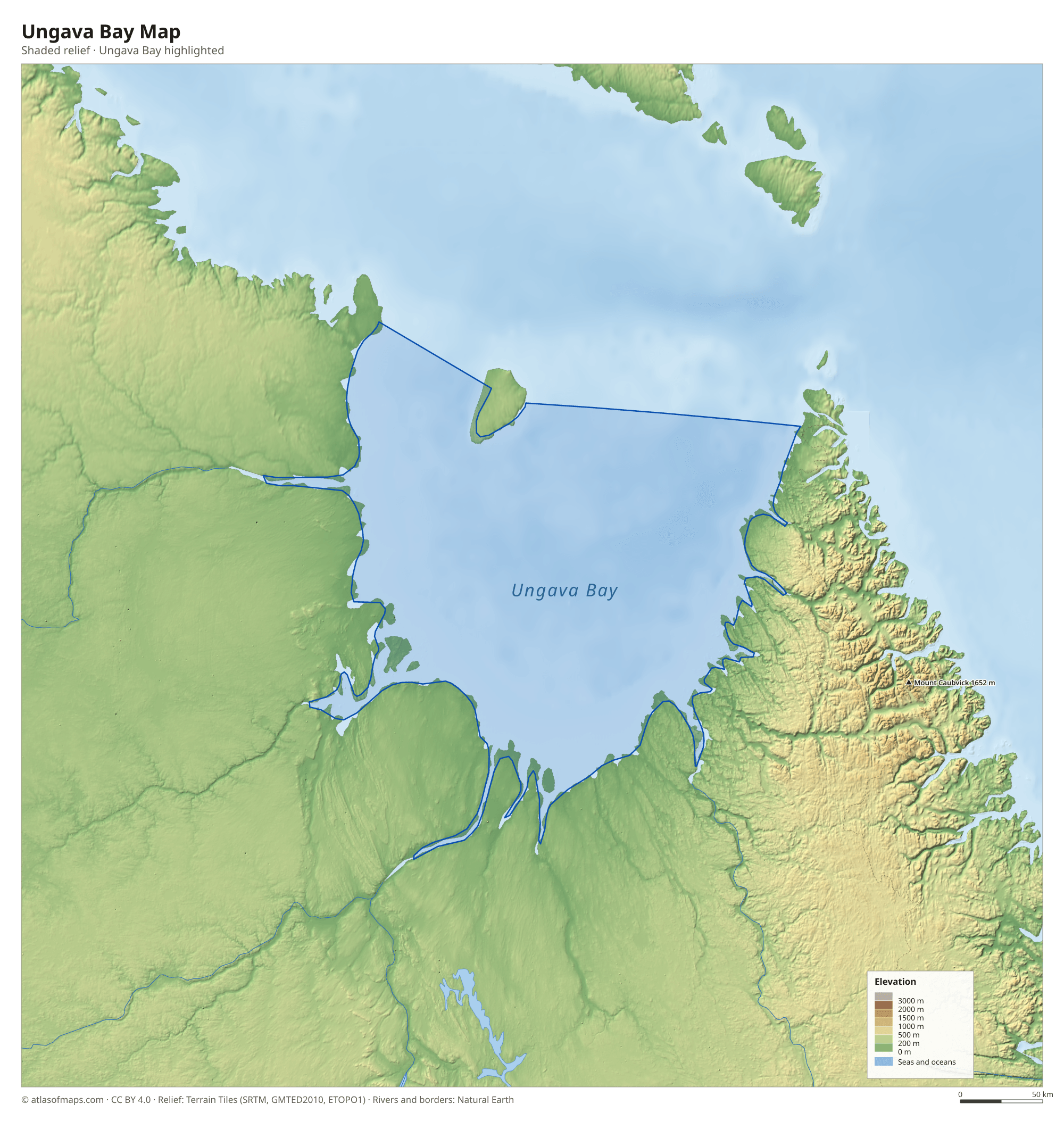 Ungava Bay Map