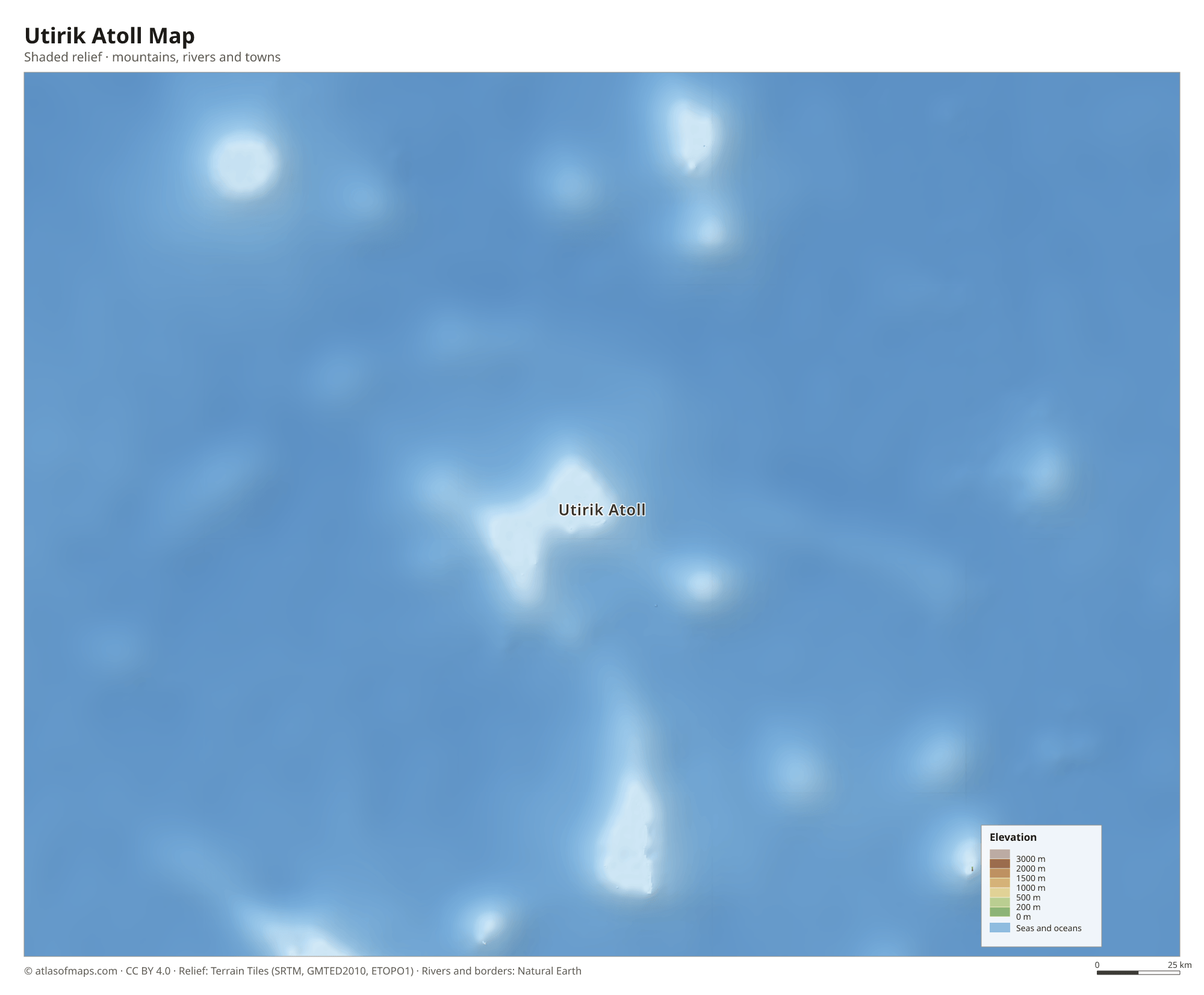 Utirik Atoll Map