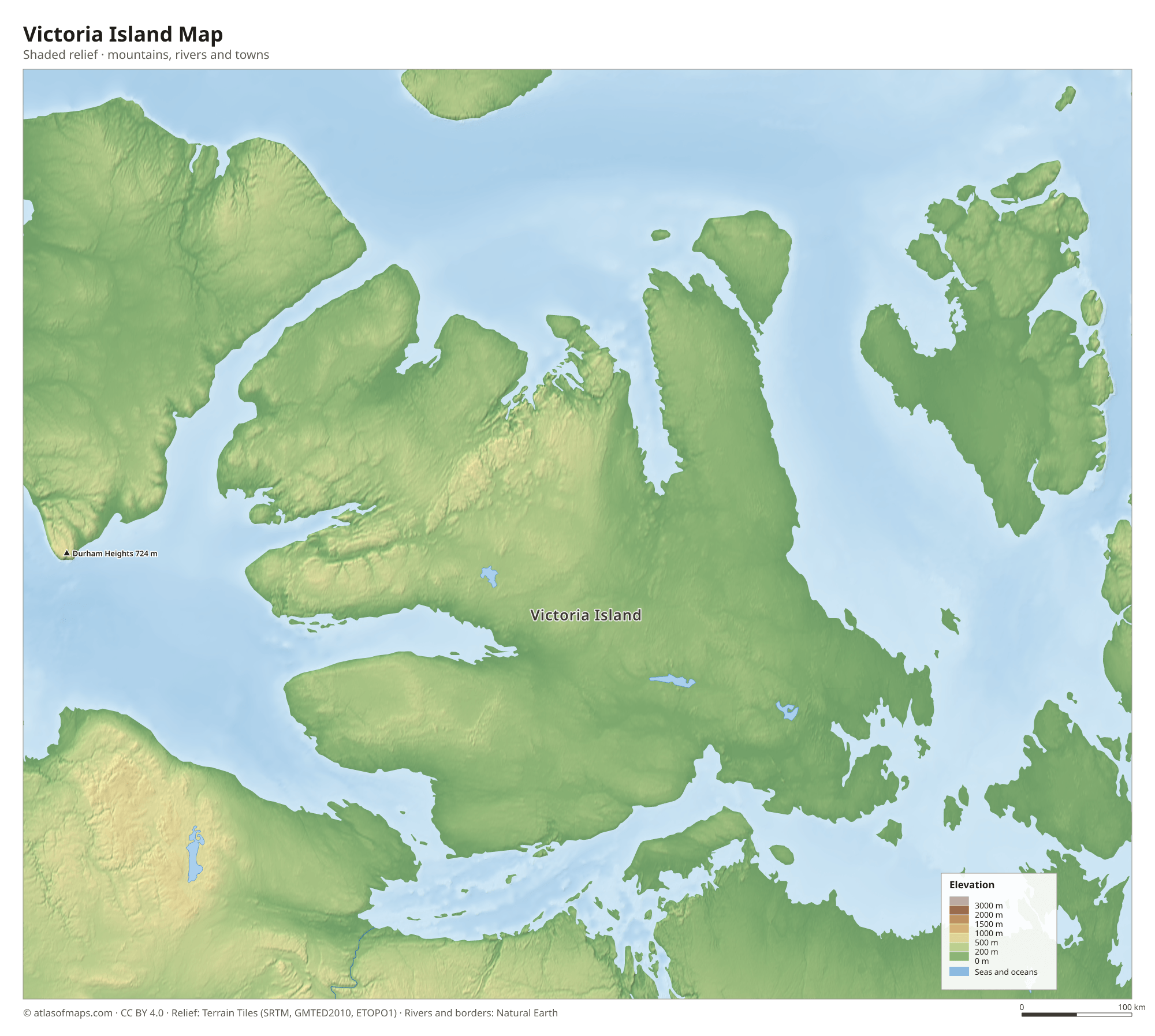 Victoria Island Map