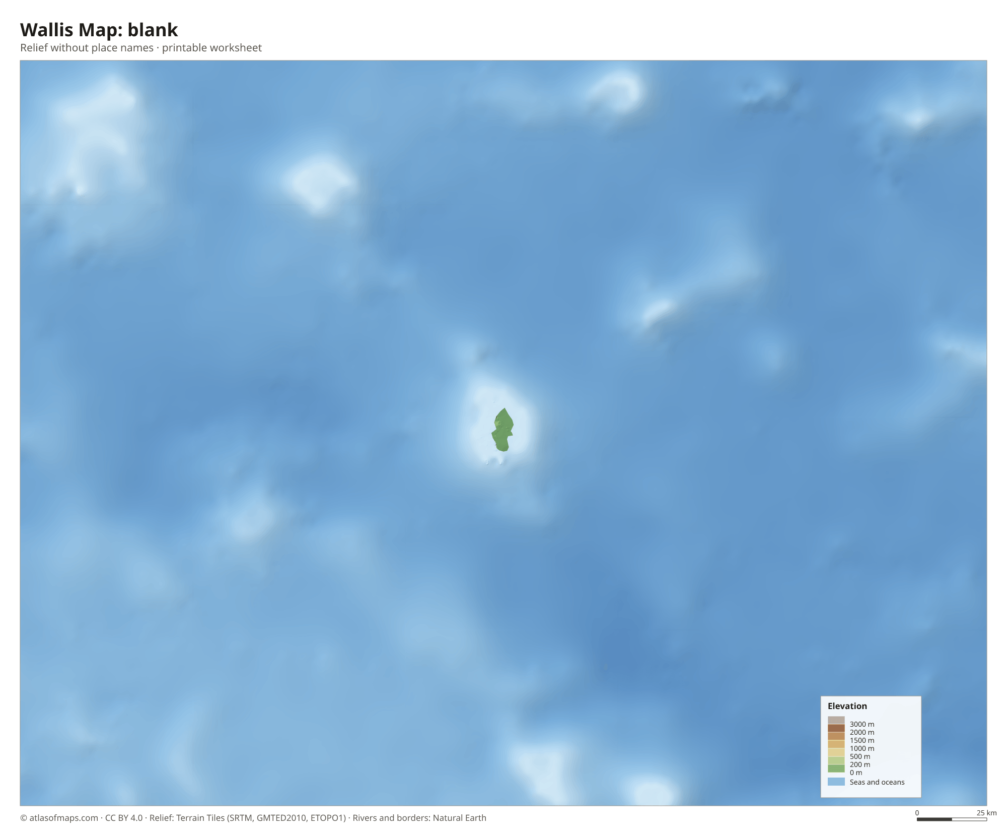Wallis Map without names
