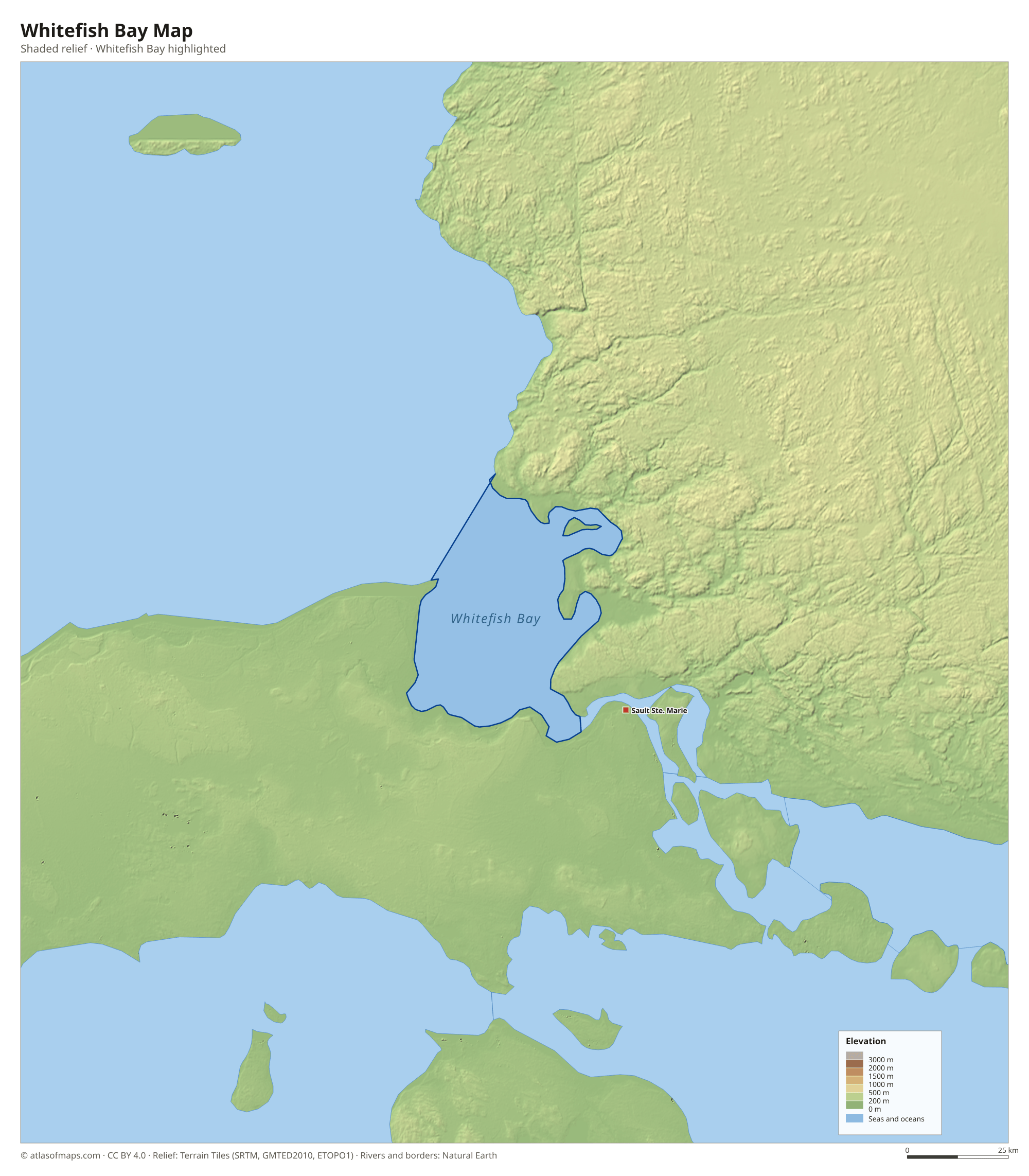 Whitefish Bay Map