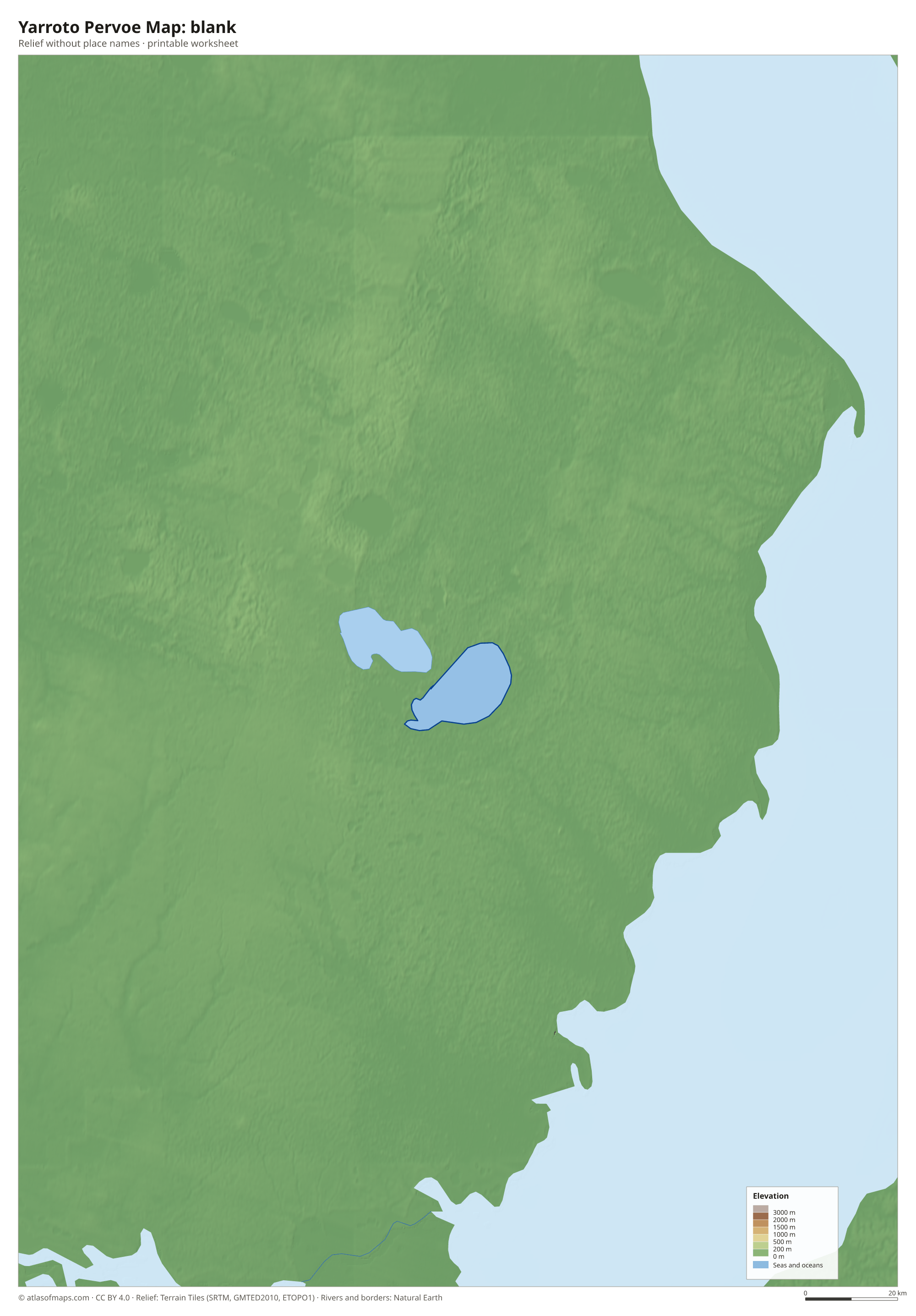 Yarroto Pervoe Map without names