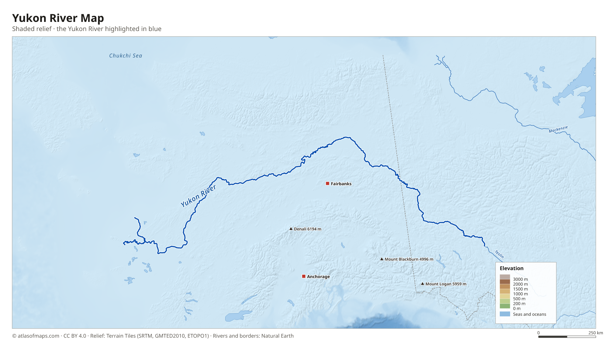 Yukon River Map