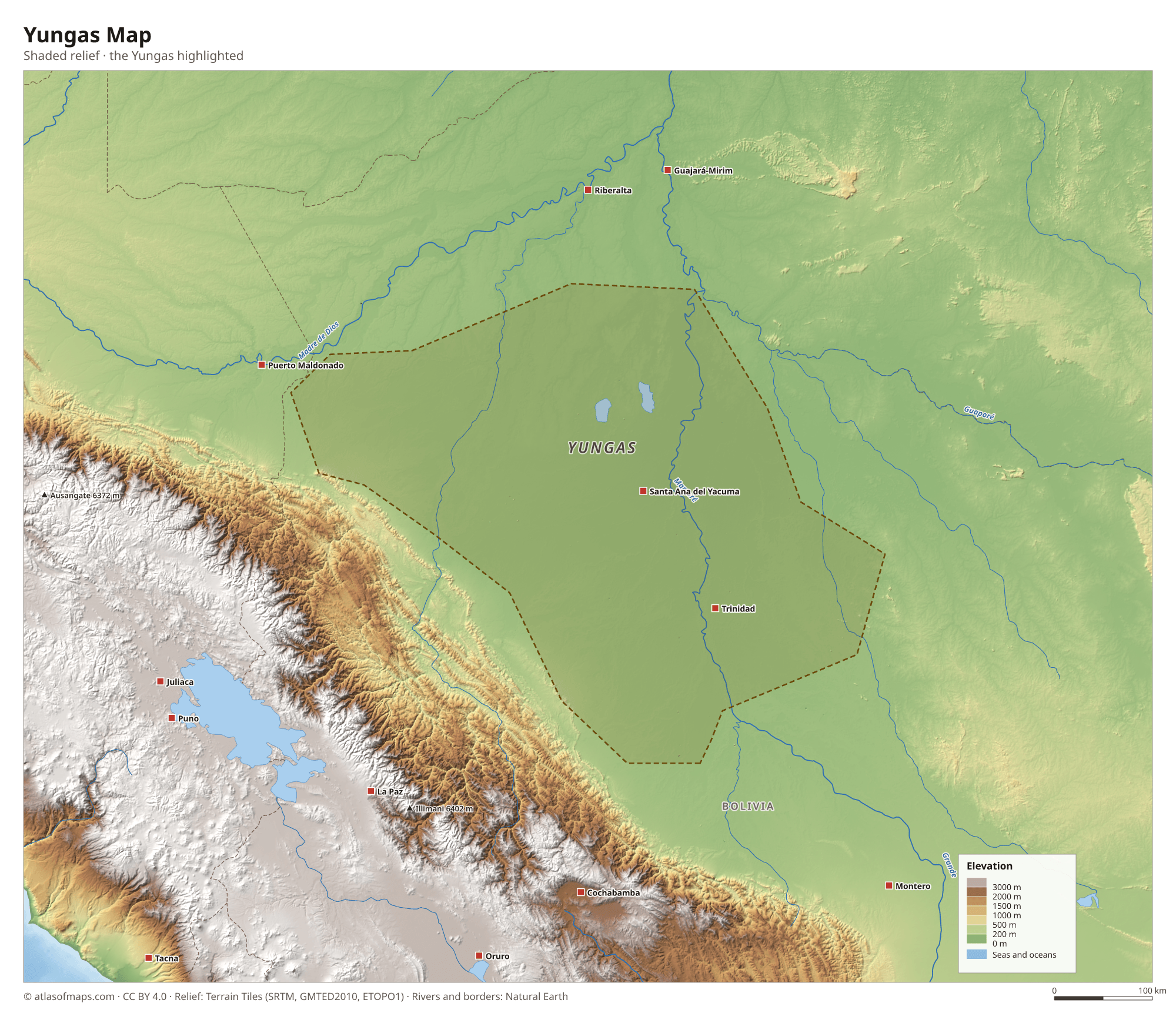 Yungas Map