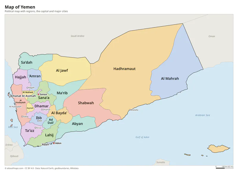 Map of Yemen
